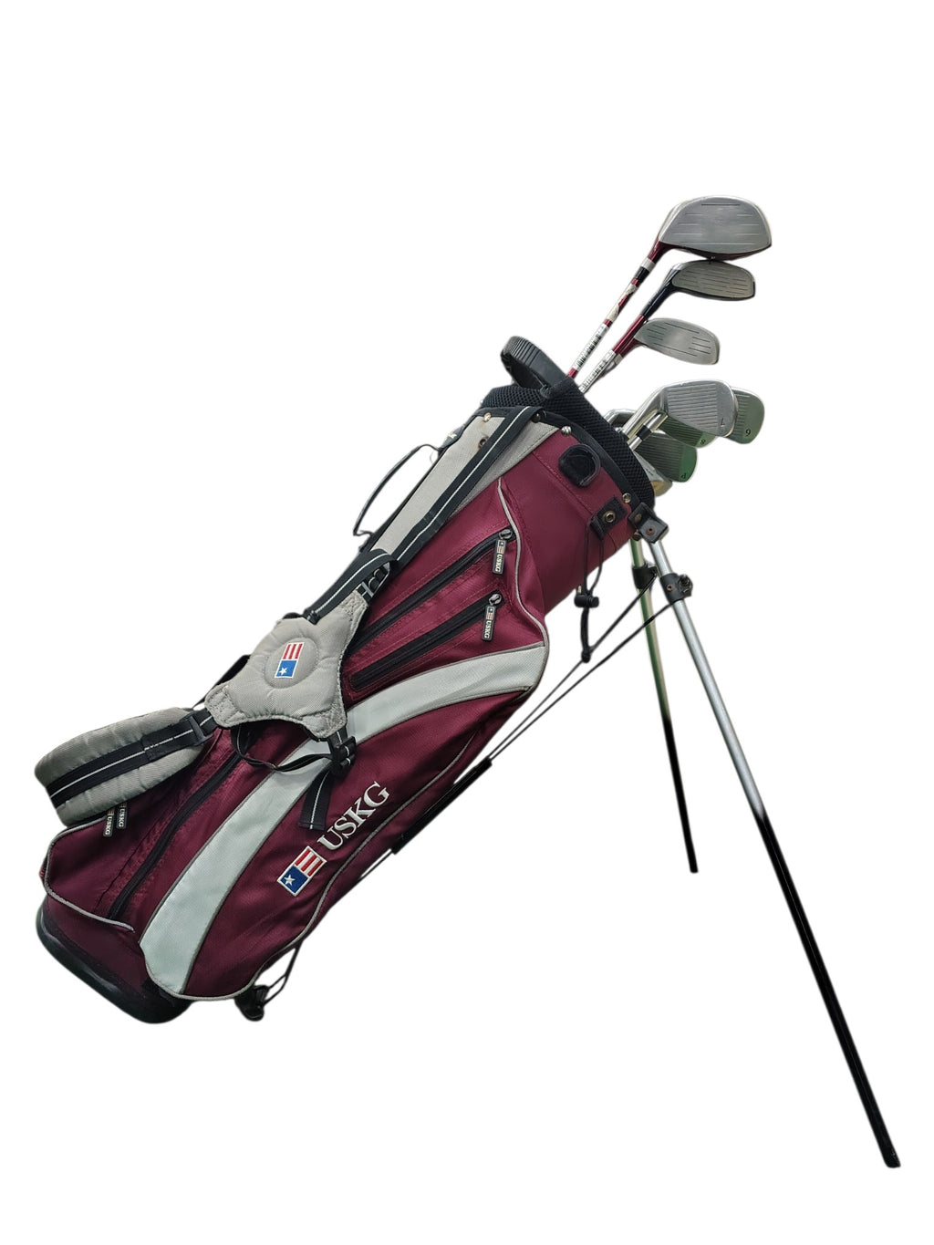 Pre Loved US Kids Ultralight WT-10 Golf Set - 10 Clubs + Bag - Size 60"