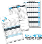 Me and My Golf Premium Scorecard Holder and Stat Sheet with Unlimited Printable Sheets