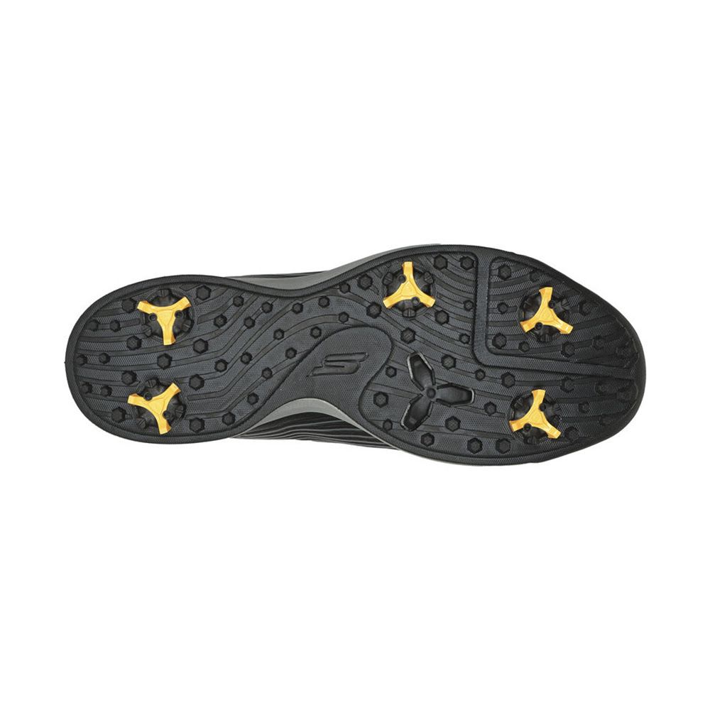 Skechers Men’s Arch Fit Elite Vortex MD Spiked Golf Shoes - Black/Grey