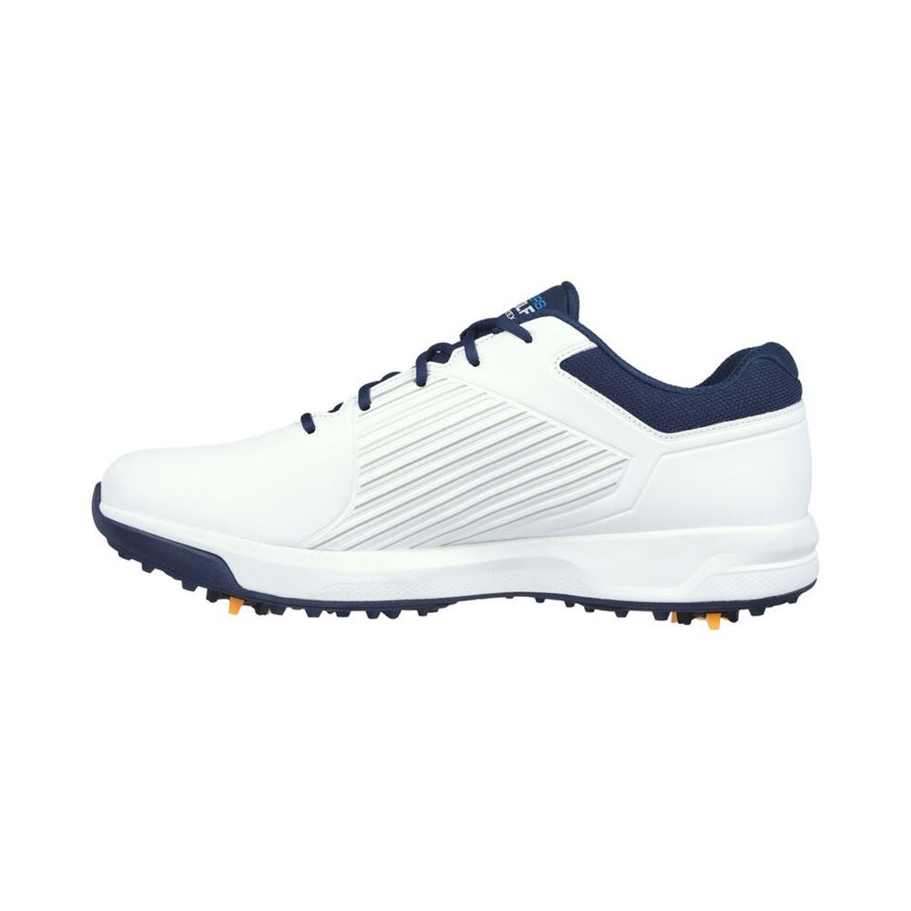 Skechers Men’s Arch Fit Elite Vortex MD Spiked Golf Shoes - White/Navy