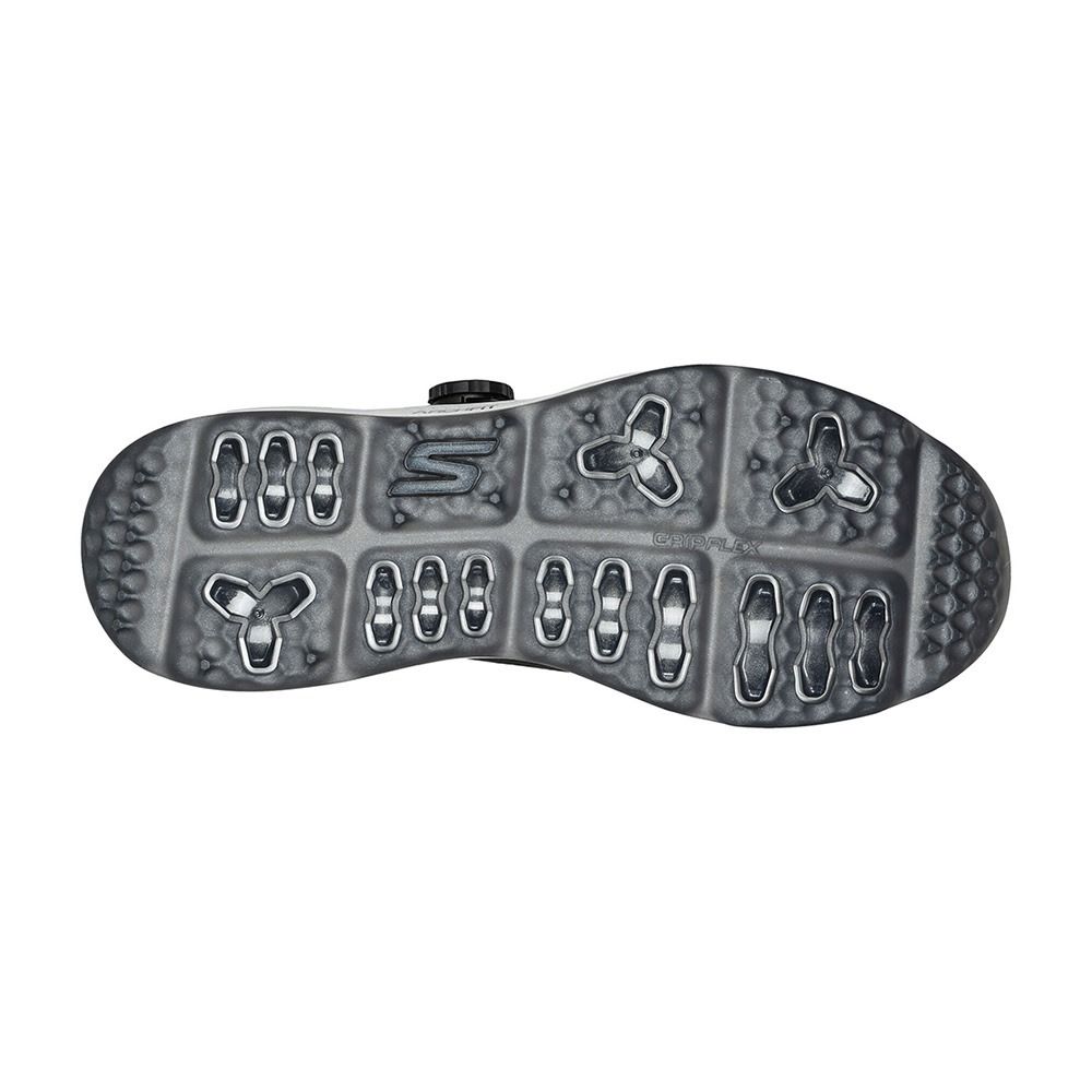 Skechers Men's Elite 5 Slip-Ins Disc MD Spikeless Golf Shoes - Black/White