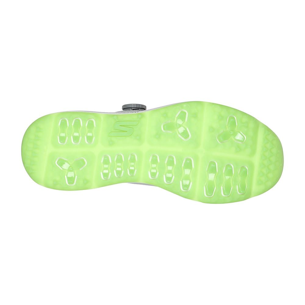 Skechers Men's Elite 5 Slip-Ins Disc MD Spikeless Golf Shoes - Gray/Lime