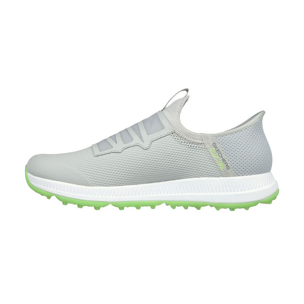 Skechers Men's Elite 5 Slip-Ins Disc MD Spikeless Golf Shoes - Gray/Lime