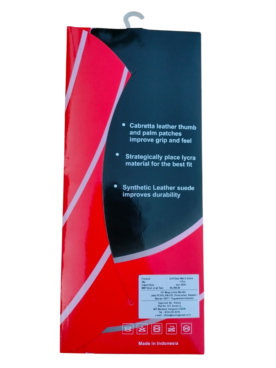 Golf Gear All Weather Golf Gloves - LH