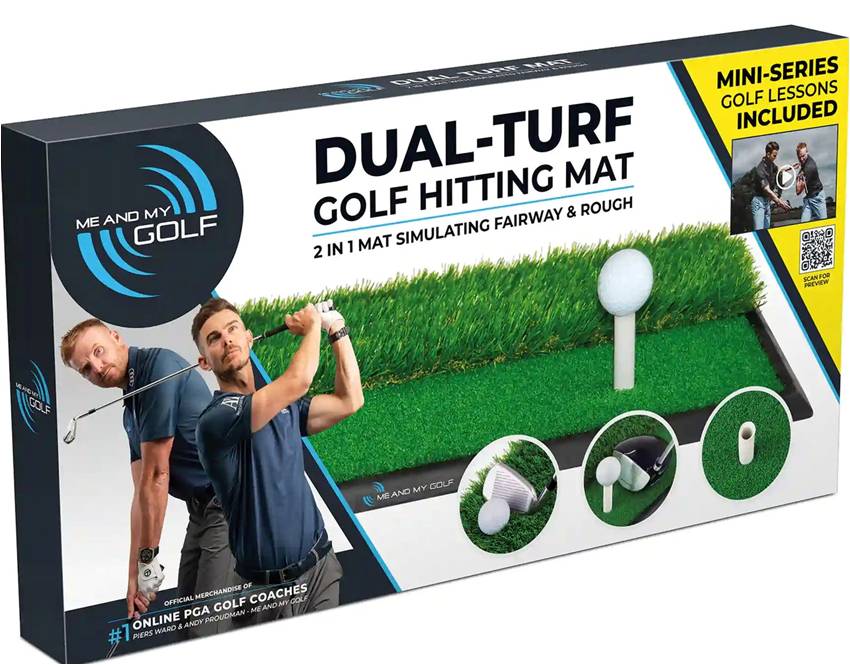 Me And My Golf Dual-Turf Golf Hitting Mat