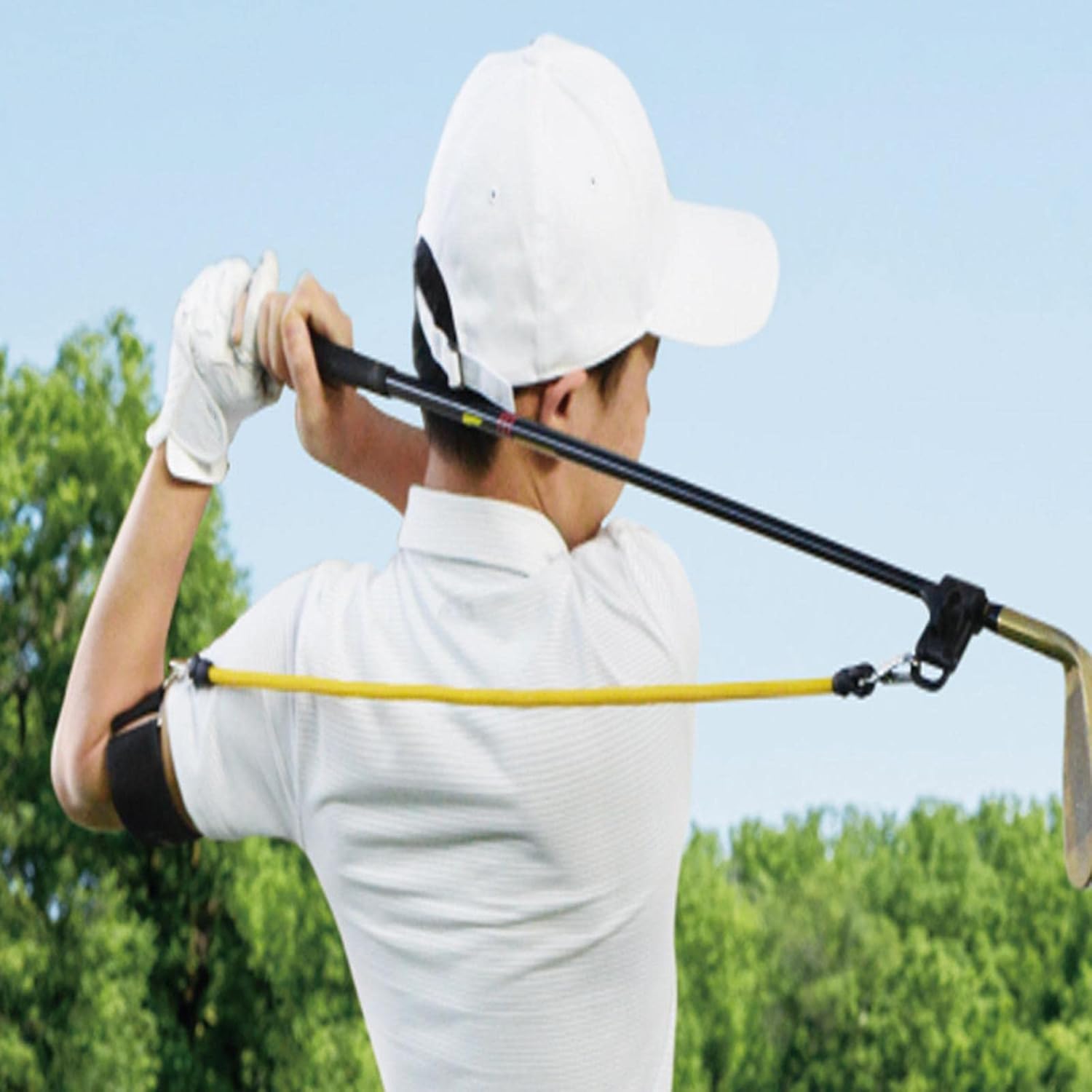 Golf Swing Trainer with Resistance Band