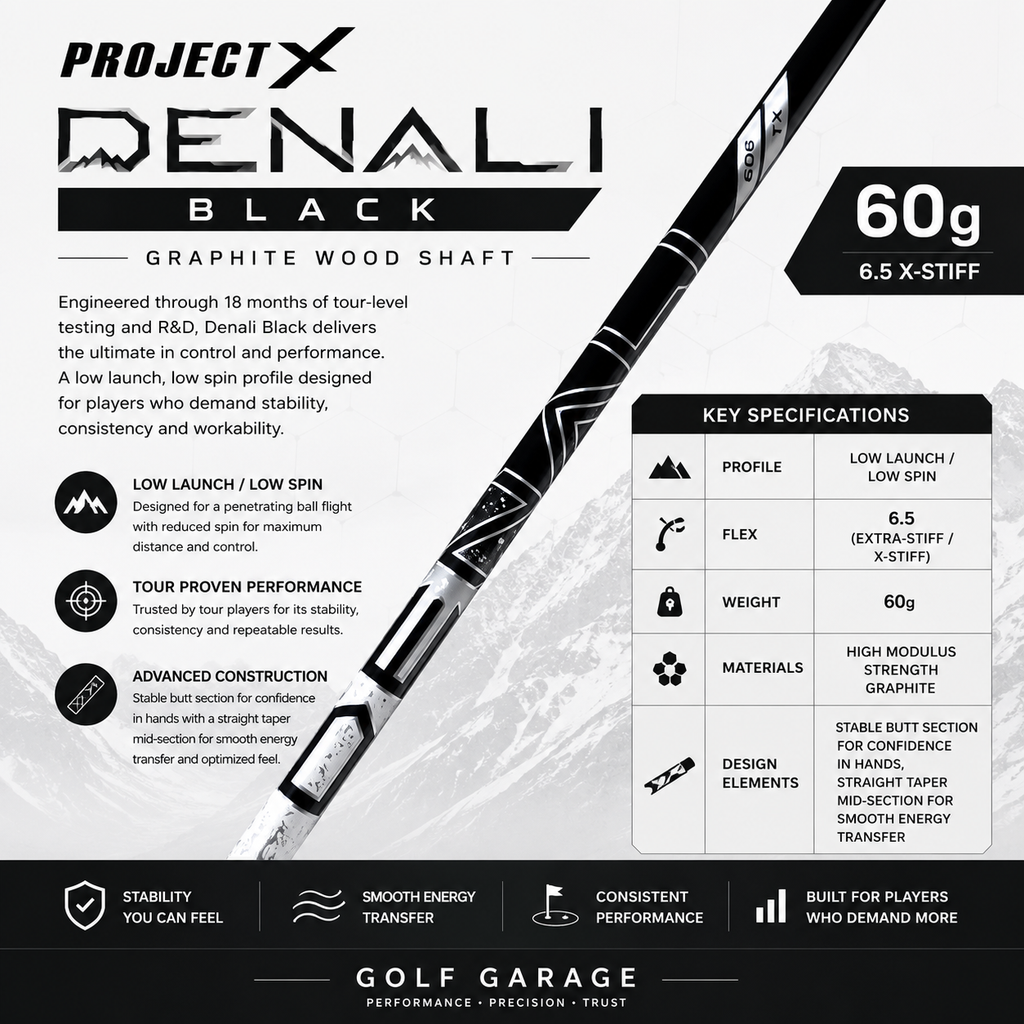 Project X Denali Black 60 Gram X Stiff