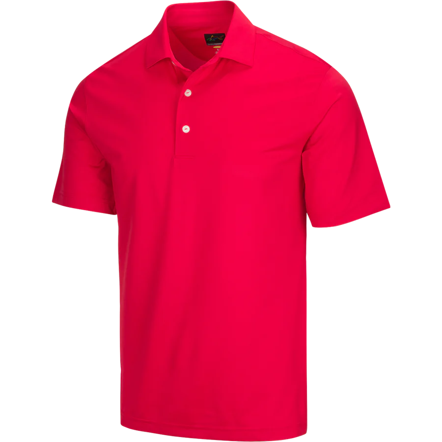 Greg Norman Men's 480 Freedom Micro Pique Stretch Golf Polo T shirt