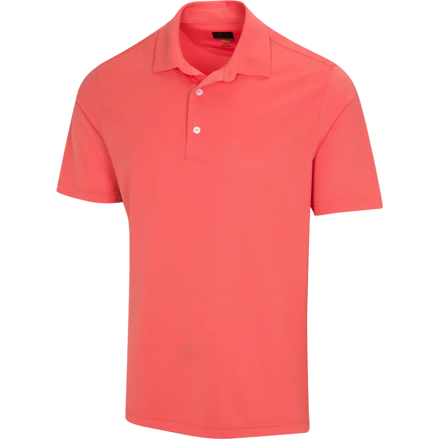 Greg Norman Men's 480 Freedom Micro Pique Stretch Golf Polo T shirt