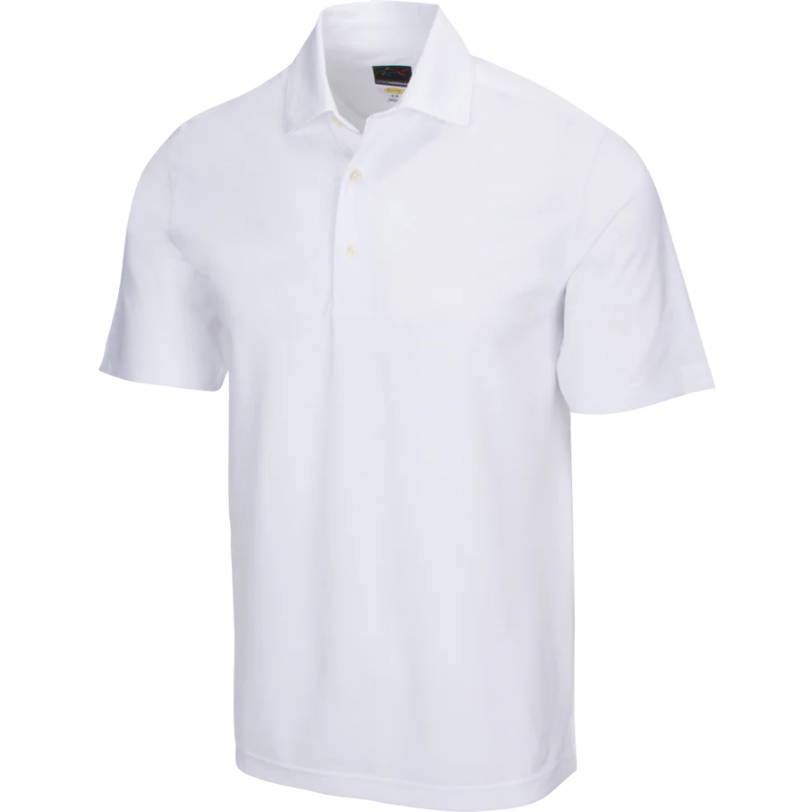 Greg Norman Men's 480 Freedom Micro Pique Stretch Golf Polo T shirt