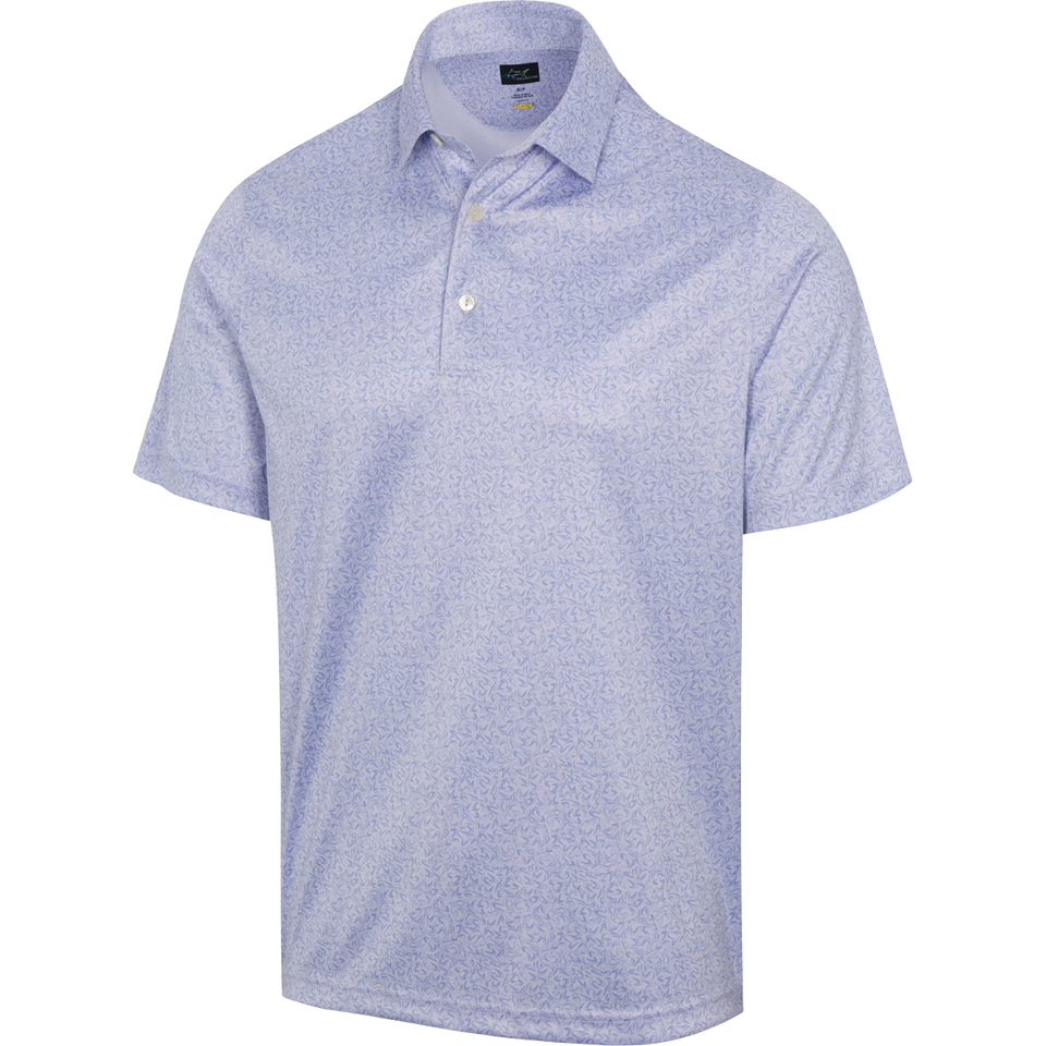 GREG NORMAN Men's 421 Black Heather Golf Polo (2024 Collection)