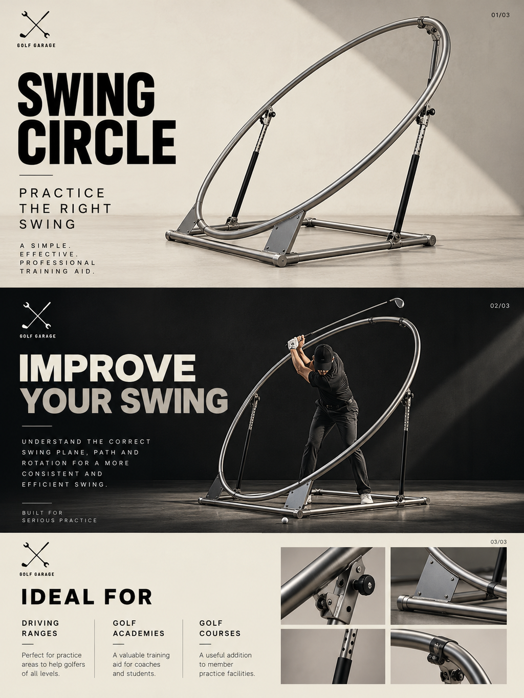 Golf Garage Swing Circle – Golf Swing Training Aid