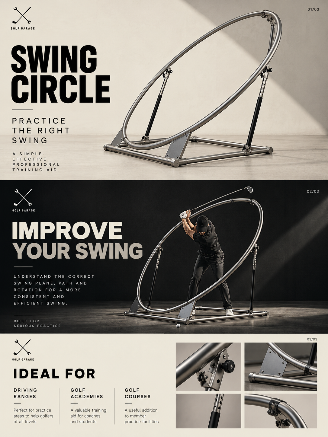 Golf Garage Swing Circle – Golf Swing Training Aid