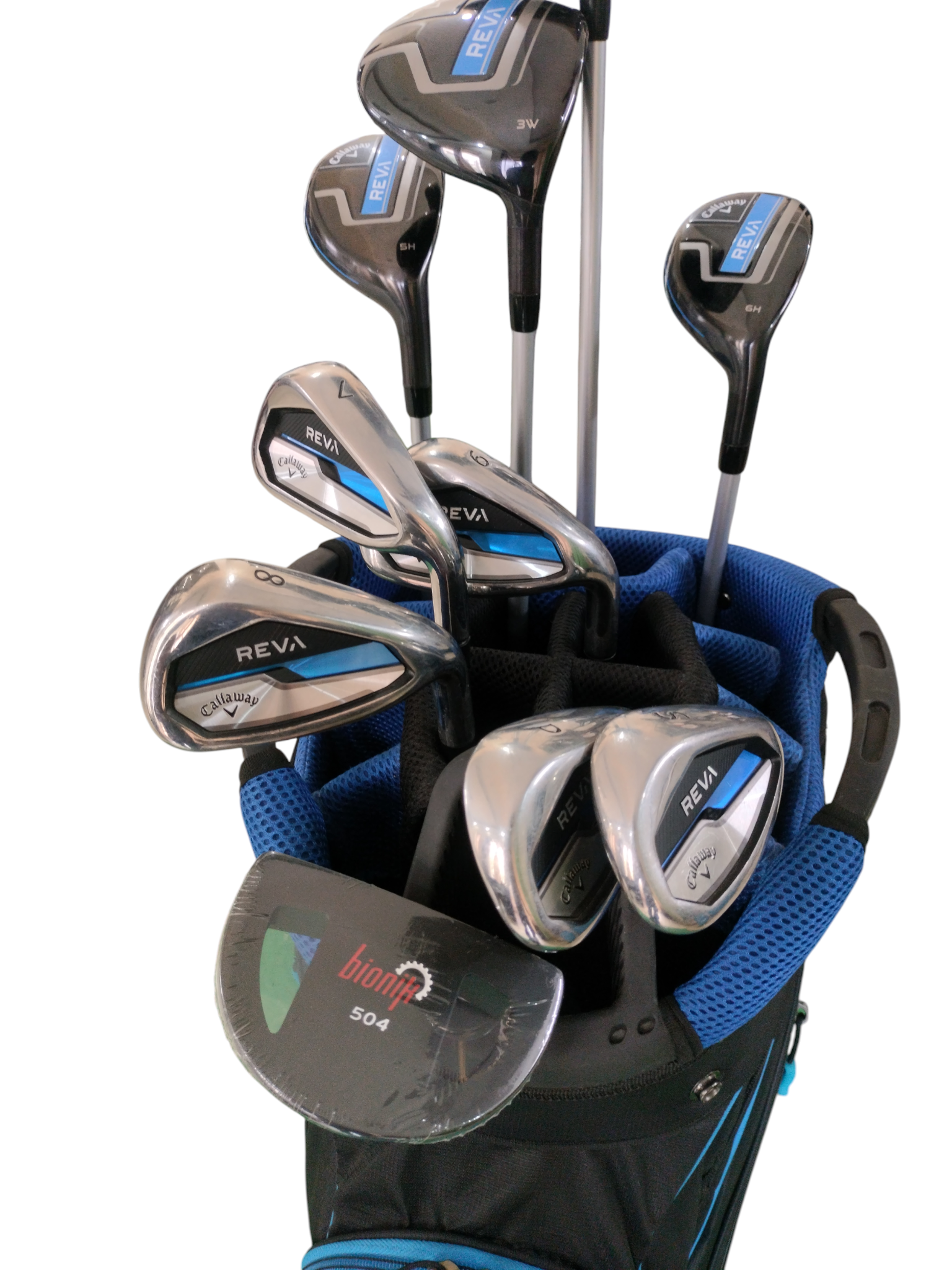 Callaway Reva Graphite Ladies Golf Set - 10 Clubs + Bag