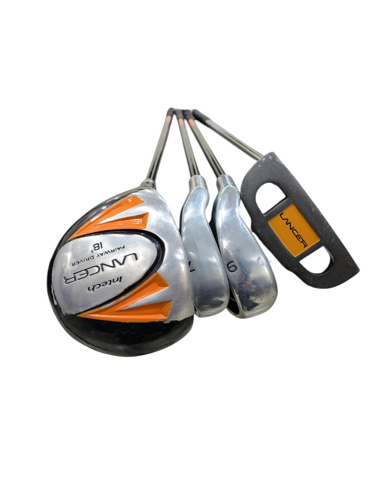 Pre Loved Intech Lancer Kids Golf Set - 4 Clubs - Size 54"- 57" - Left Hand