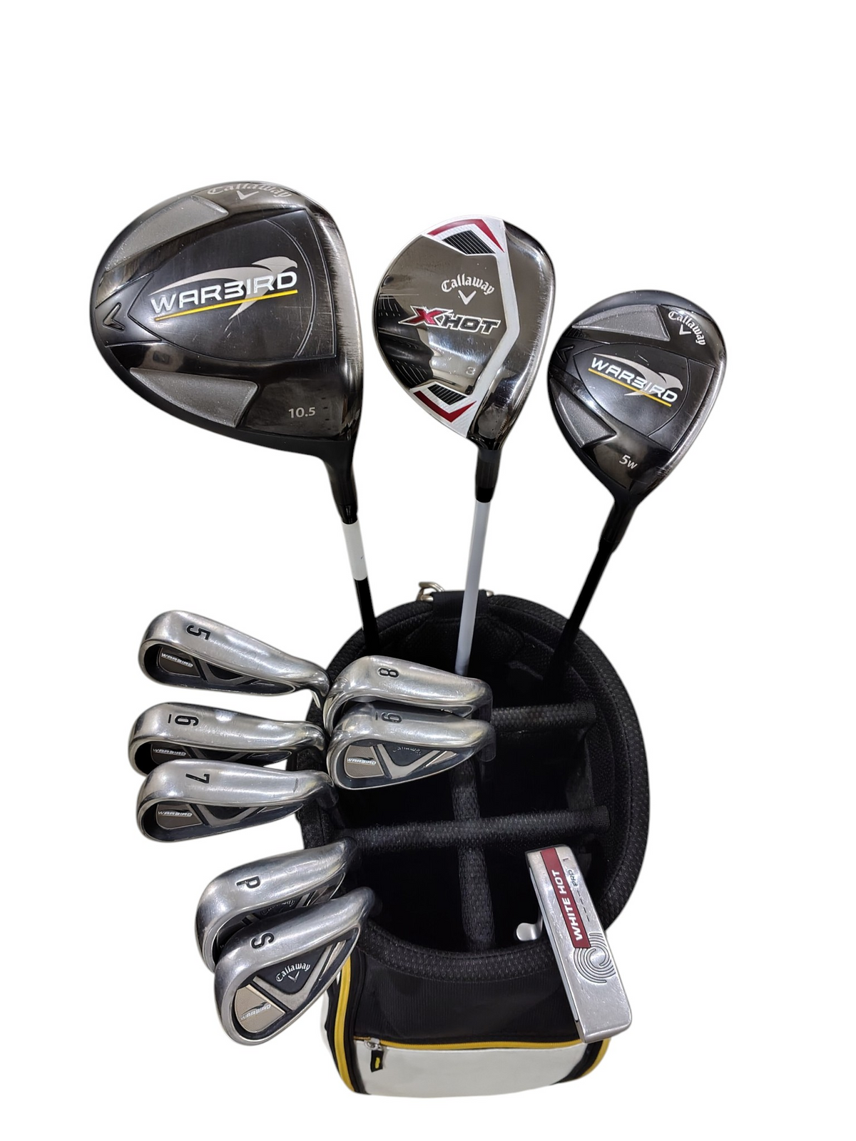 Pre Loved Callaway Warbird Steel Full Golf Set - 11 clubs + Bag