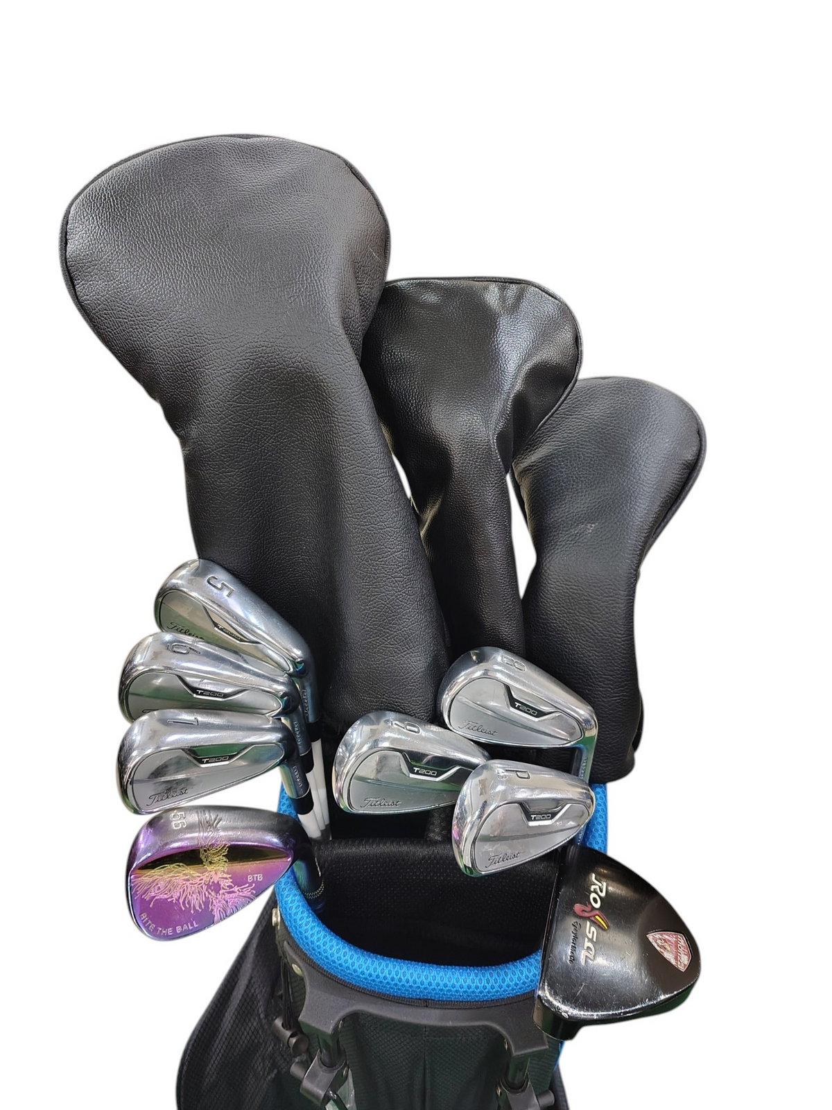 Pre Loved Titleist Golf Graphite Full Set - 11 Clubs + Bag