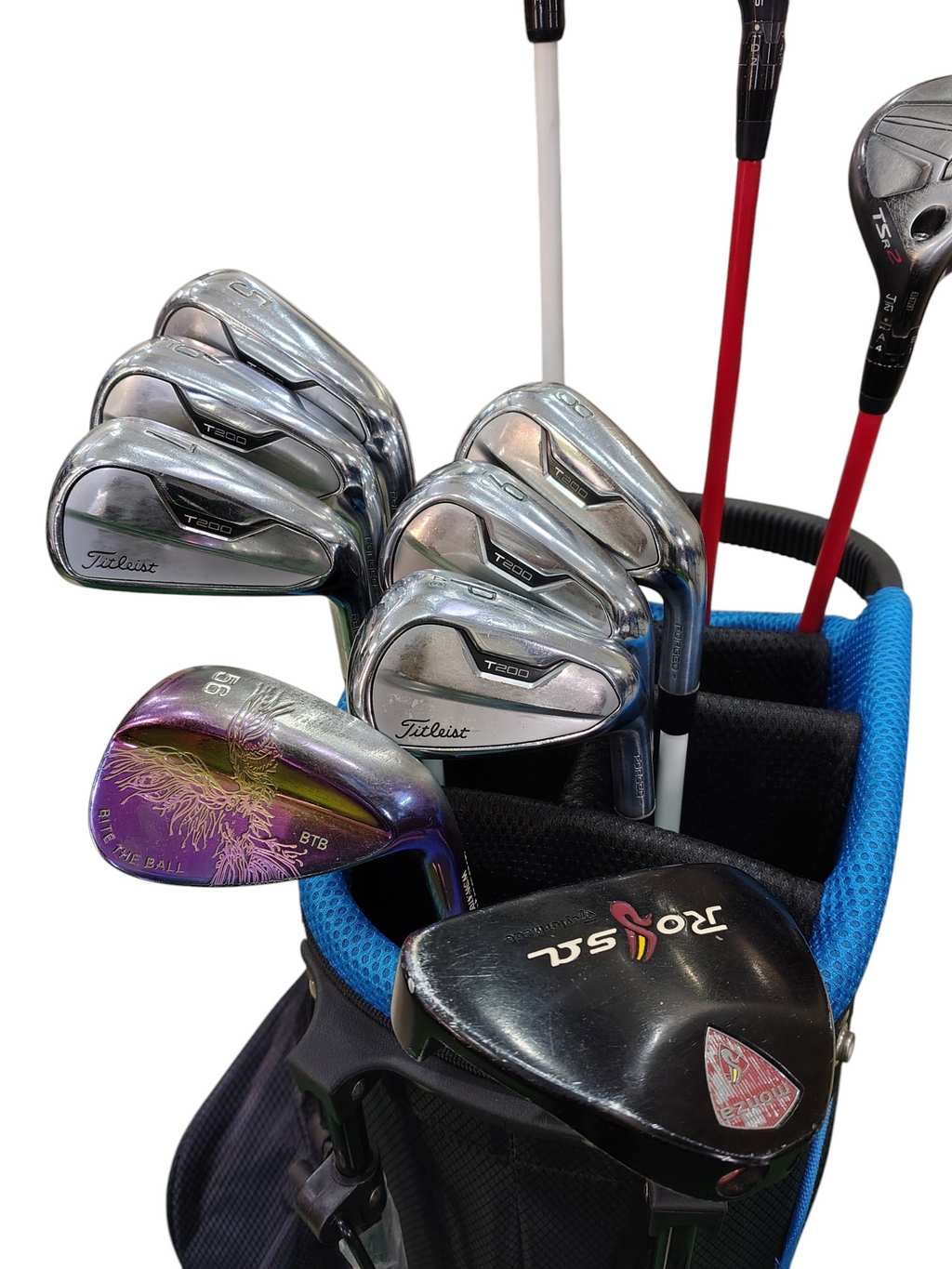 Pre Loved Titleist Golf Graphite Full Set - 11 Clubs + Bag
