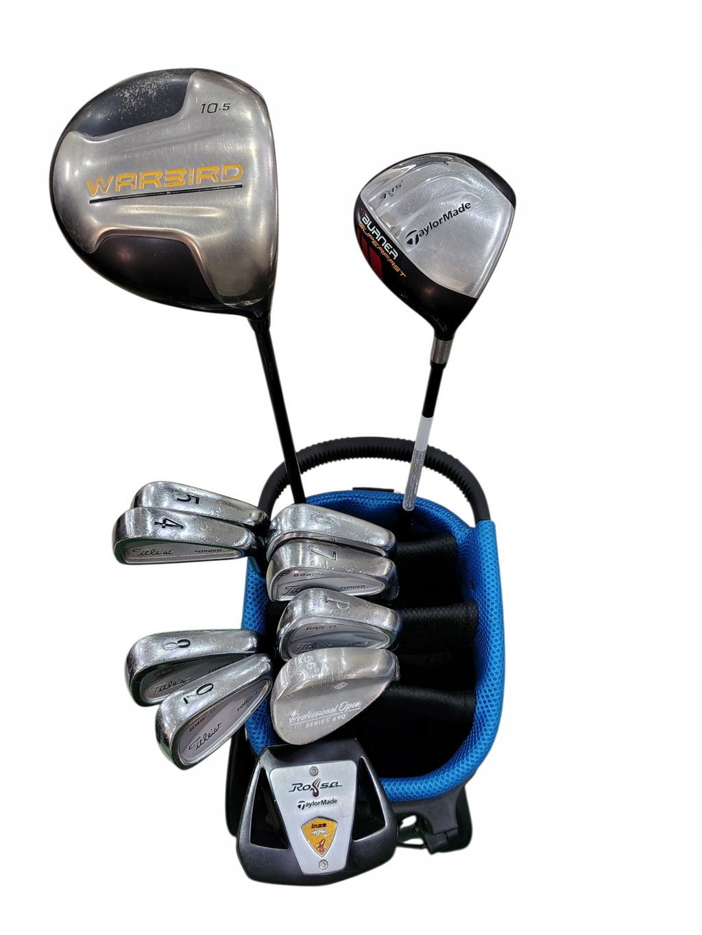 Pre Loved Titleist Golf Assorted Full Set - 11 Clubs + Bag