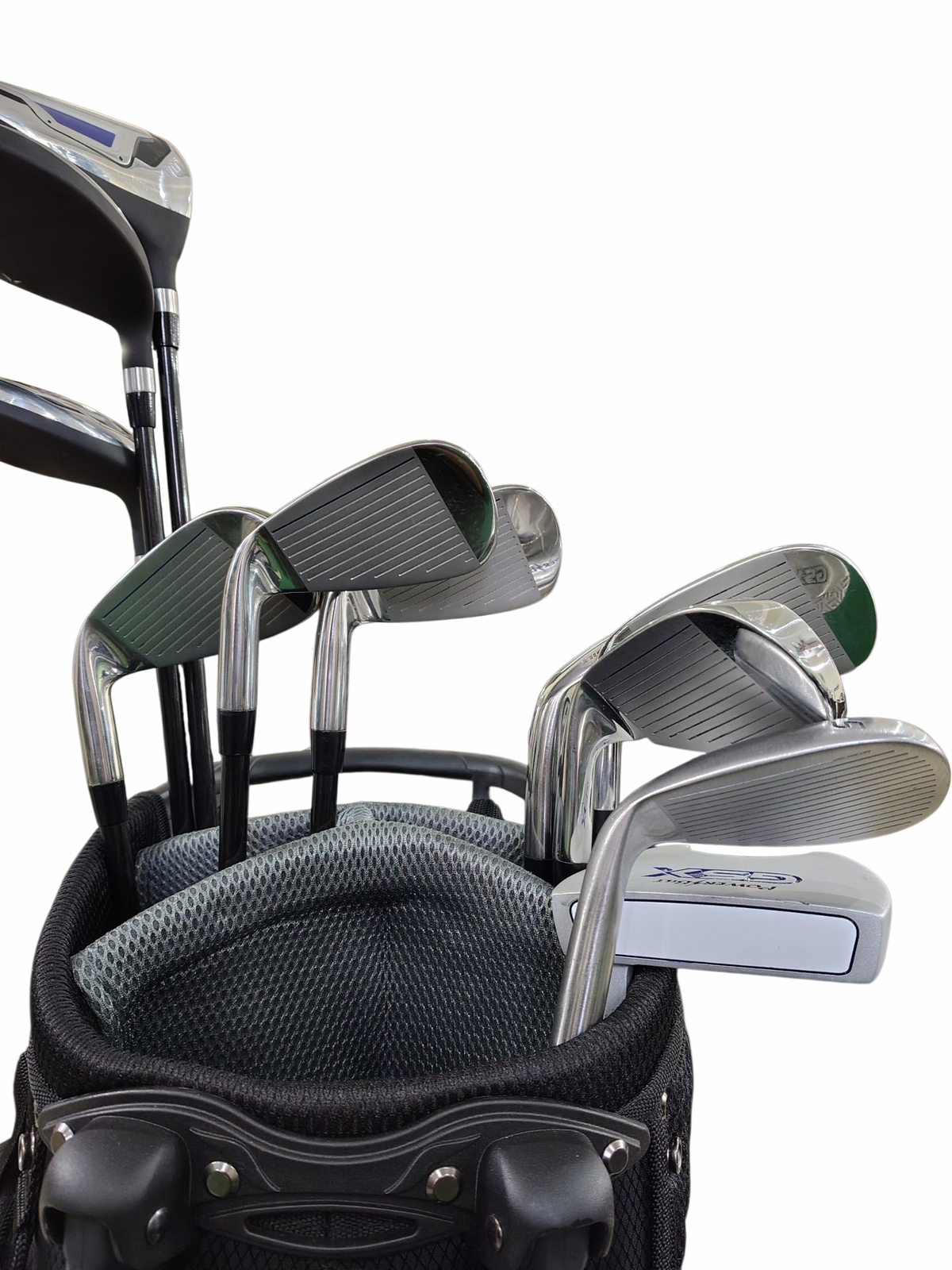 Pre Loved Powerbilt Men’s GSX Steel Golf Full Set - 11 Clubs + Bag