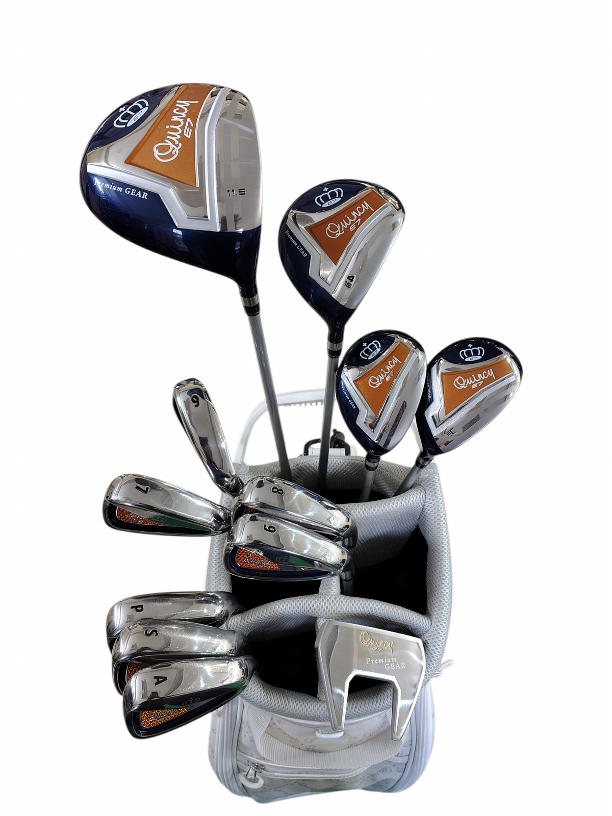 Pre Loved Onesider Quincy E7 Ladies Golf Set - 12 Clubs + Bag
