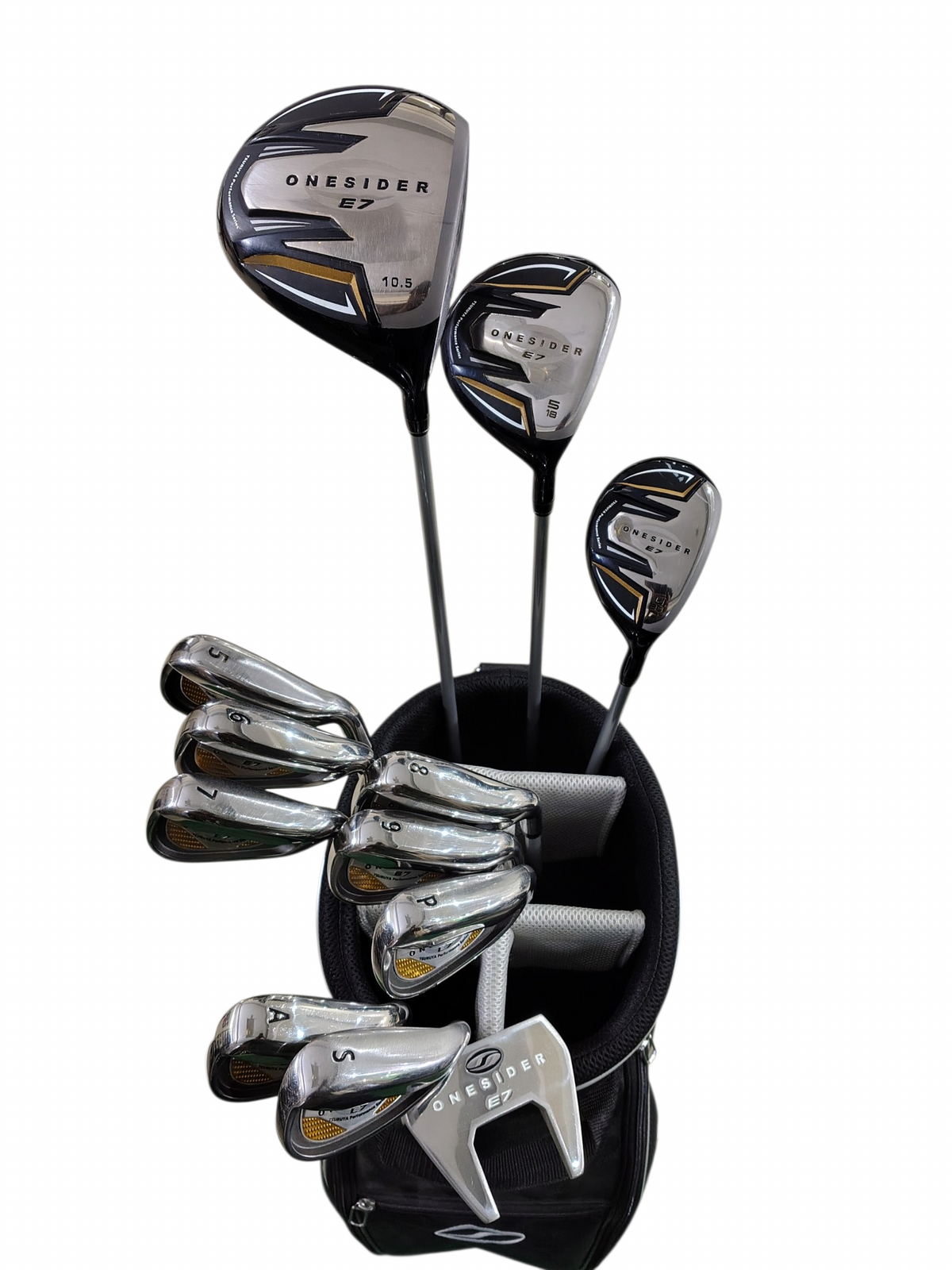 Pre Loved Onesider E7 Graphite Full Set - 12 Clubs + Bag