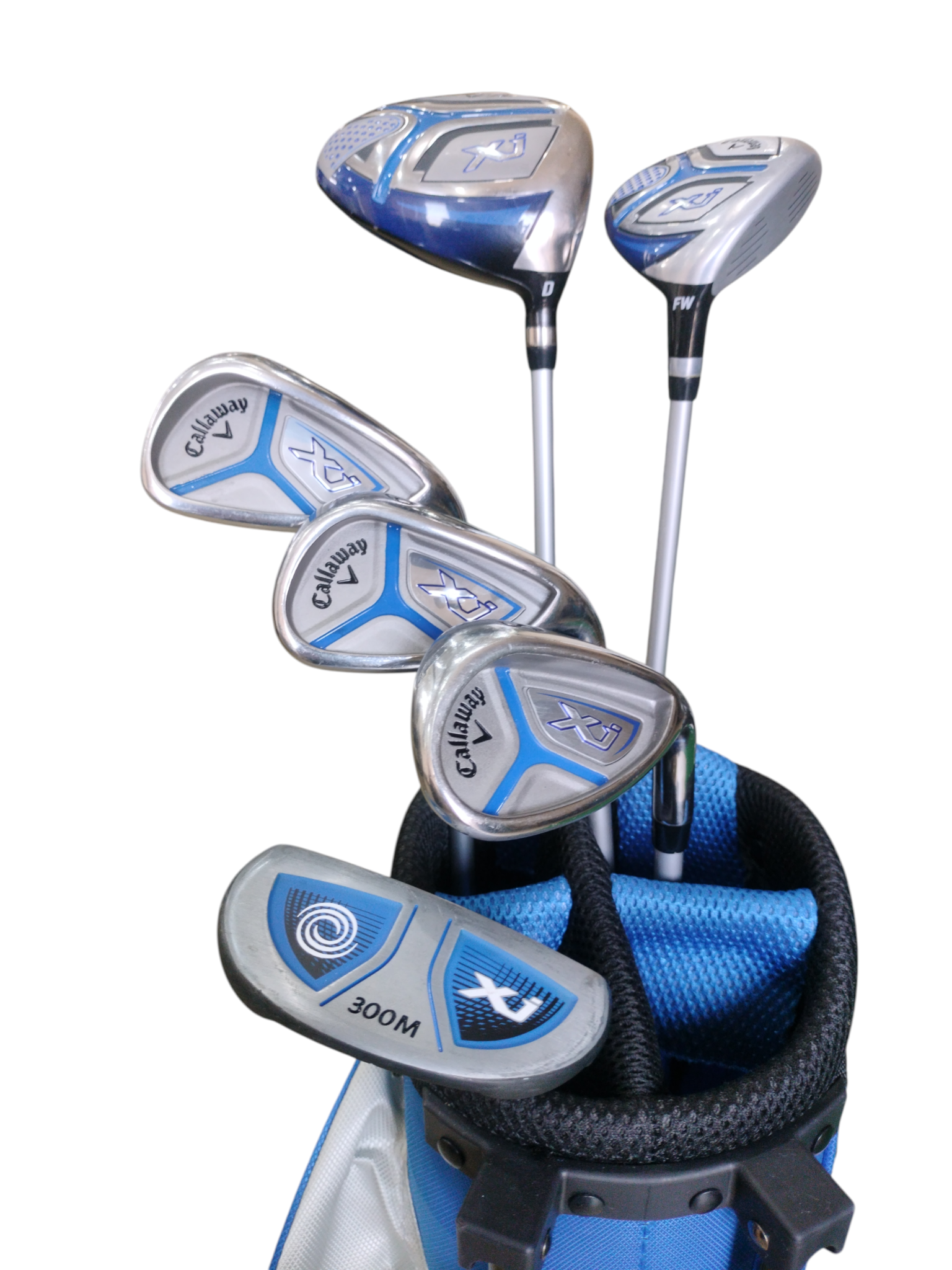 Callaway XJ Junior Golf Set - 6 Clubs + Stand Bag Size 47"- 53"