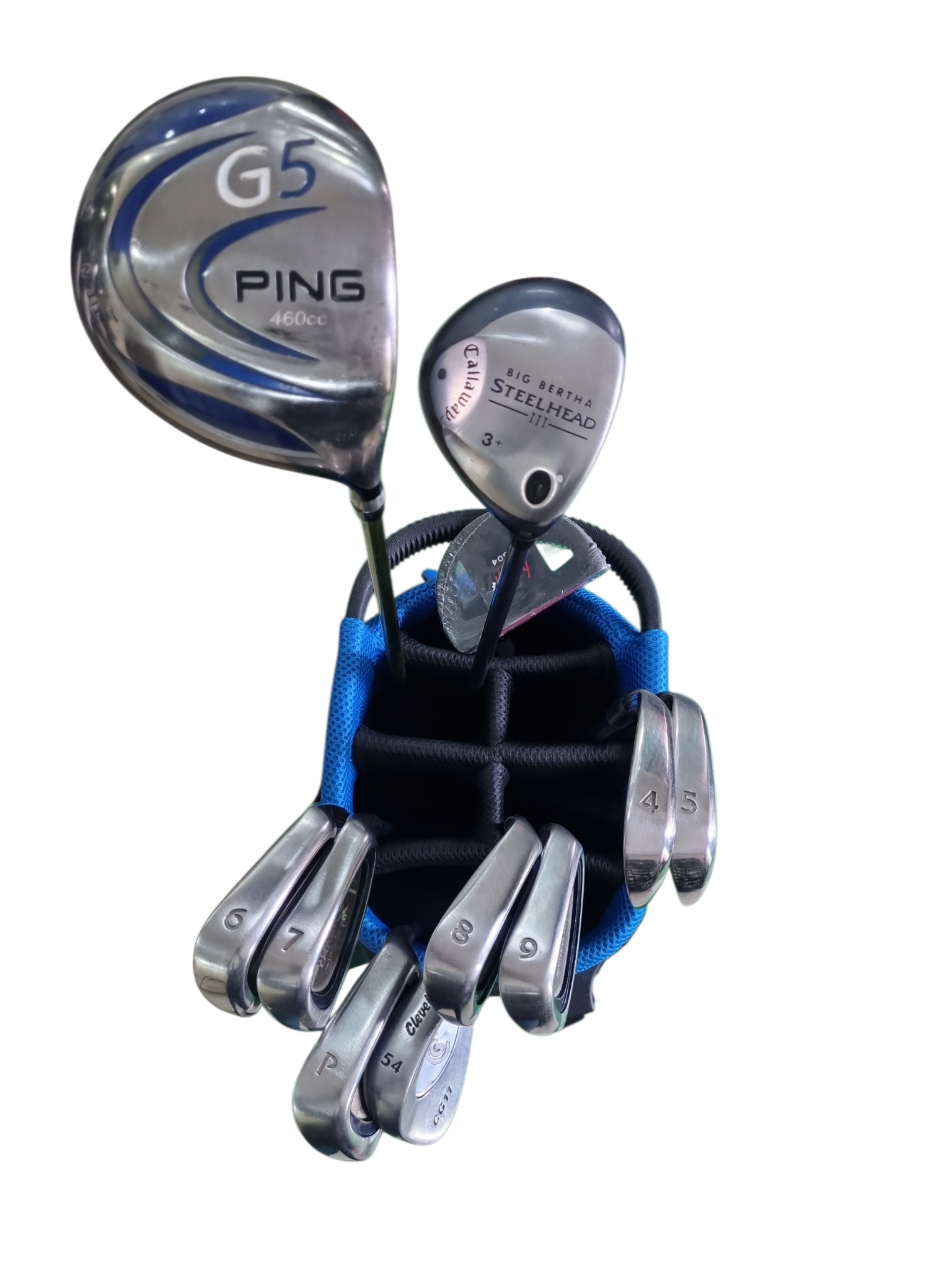 Pre Loved Parbicc Golf Assorted Graphite Full Set - 11 clubs + Bag