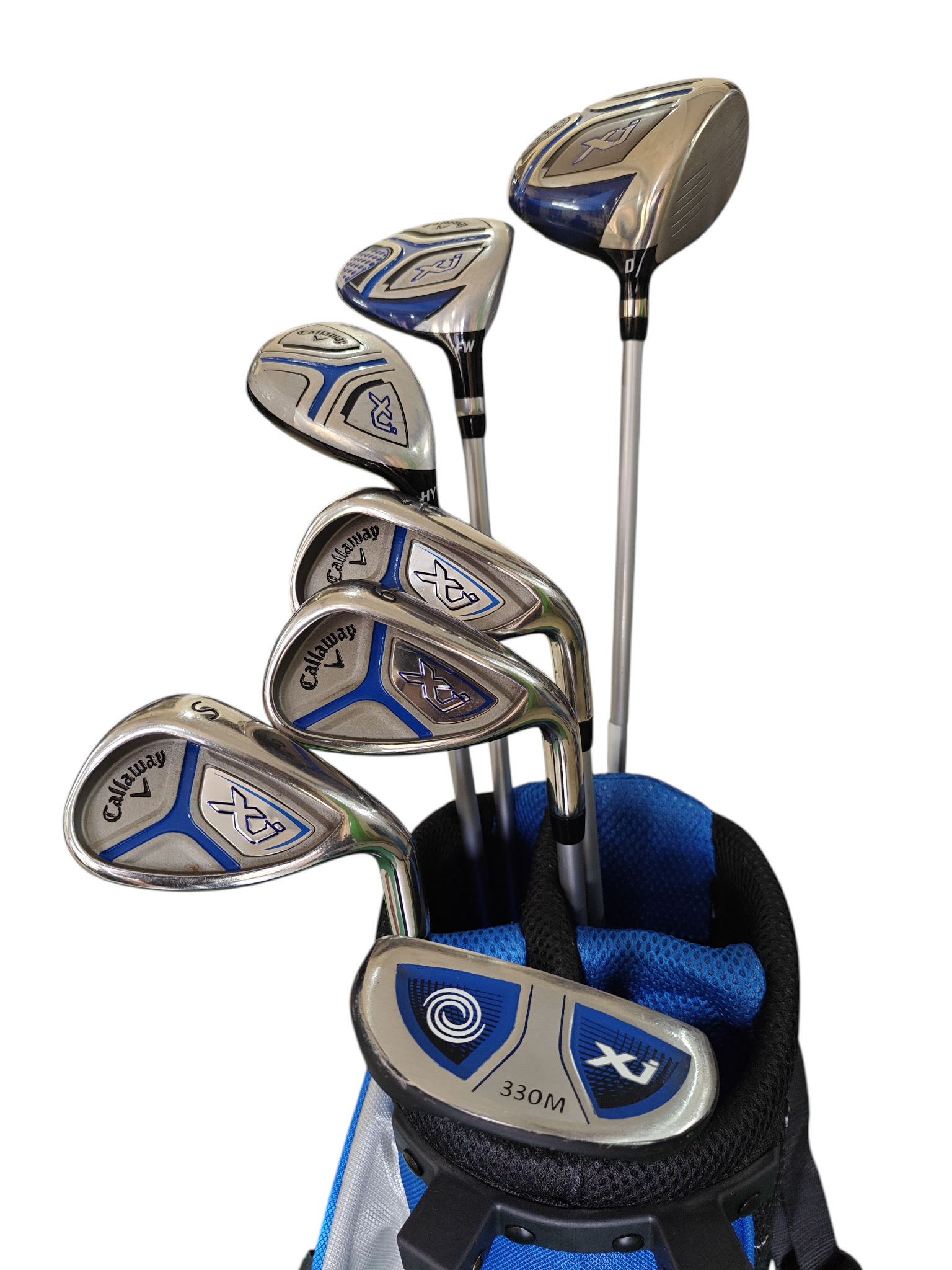 Callaway XJ Junior Golf Set - 7 Clubs + Stand Bag Size 54"-61"