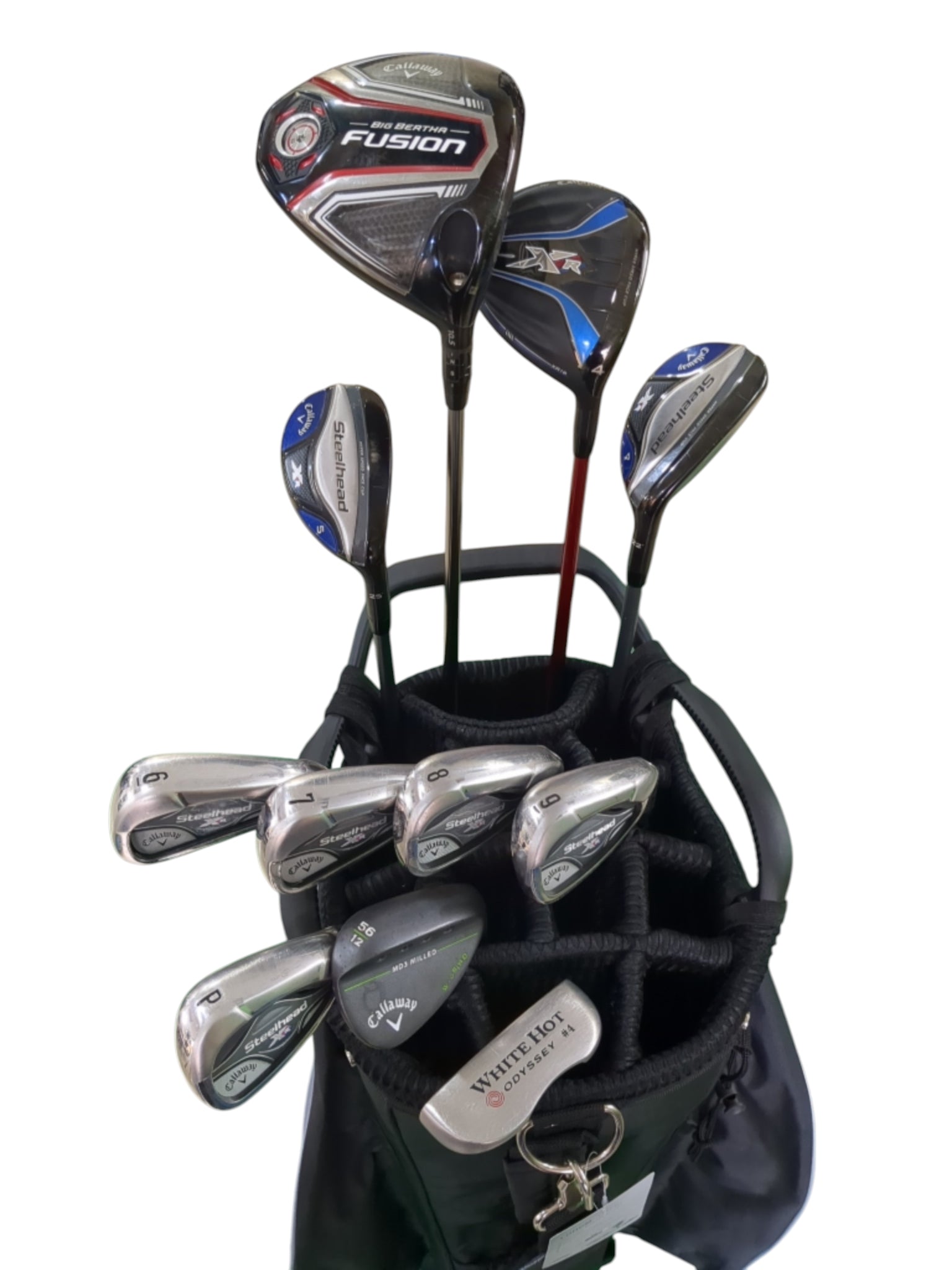 Pre Loved Callaway Steelhead XR Graphite Full Golf Set - 11 clubs + Bag
