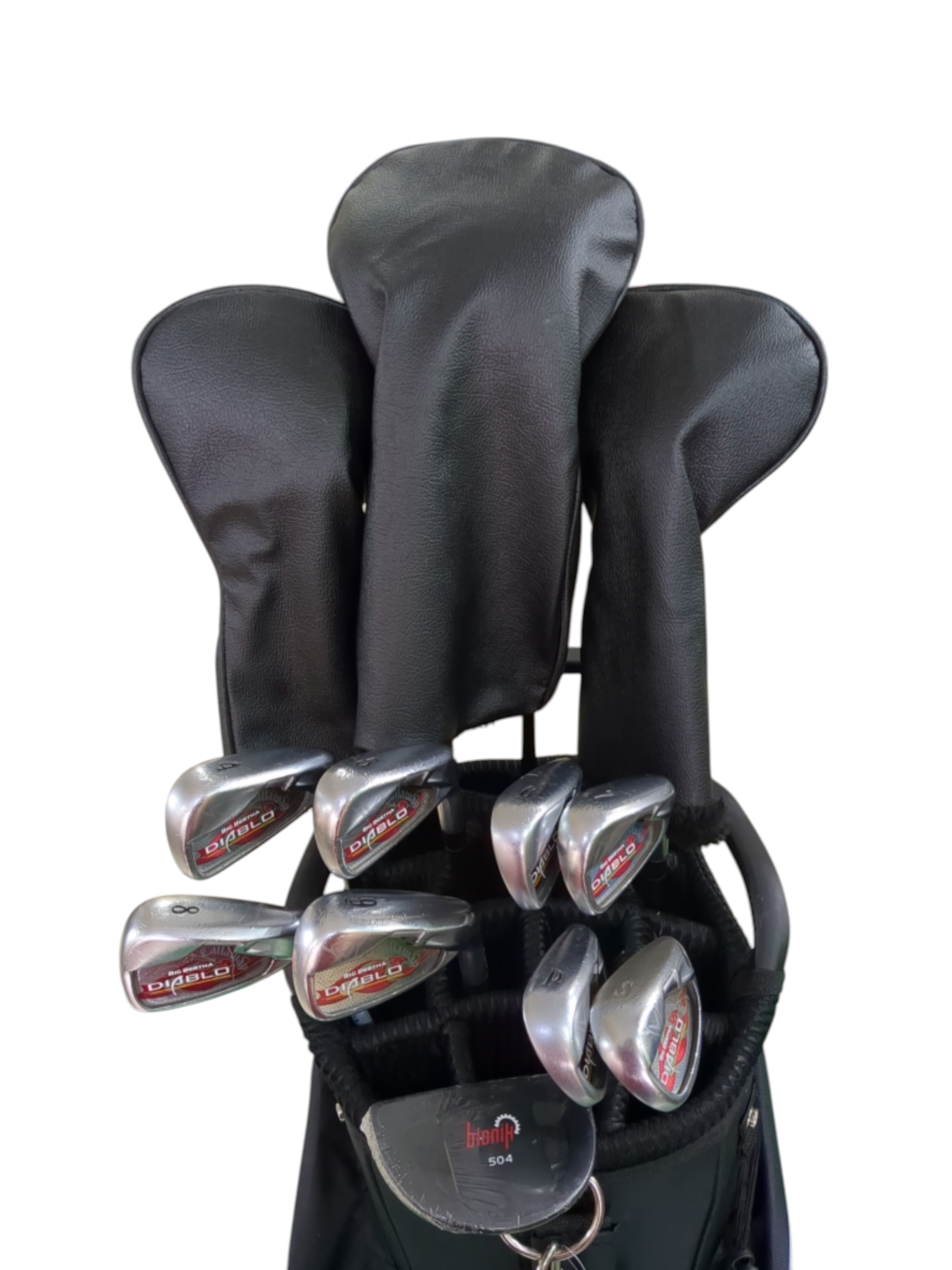 Pre Loved Callaway Big Bertha Diablo Graphite Full Golf Set - 12 clubs + Bag