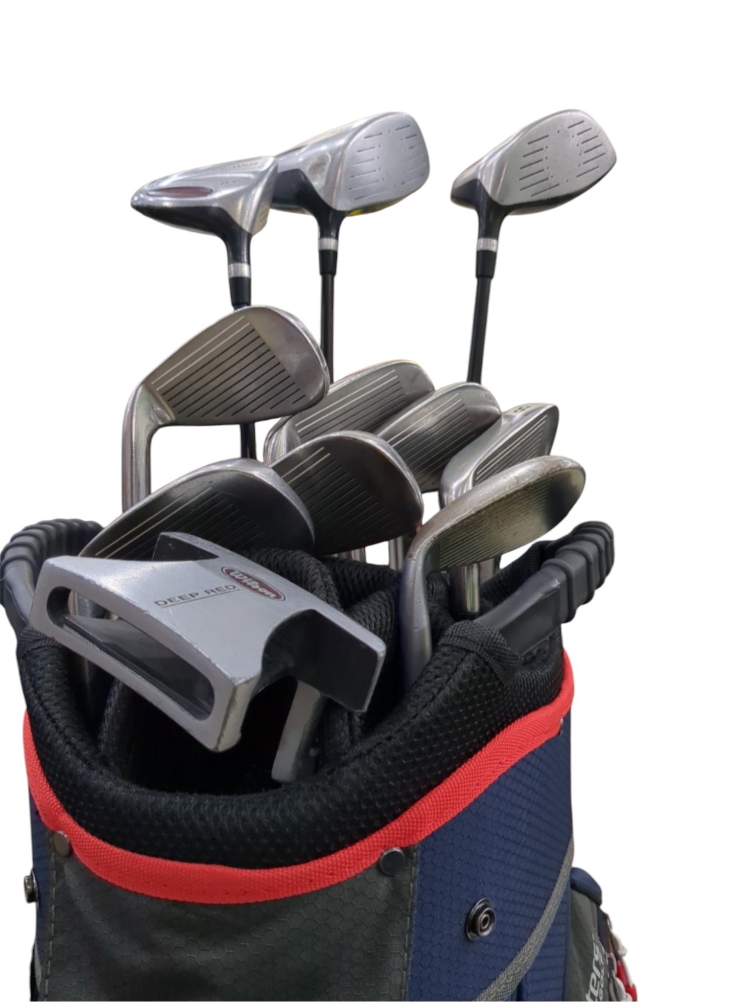 Pre Loved Wilson Golf Deep Red Full Set - 11 clubs + Bag