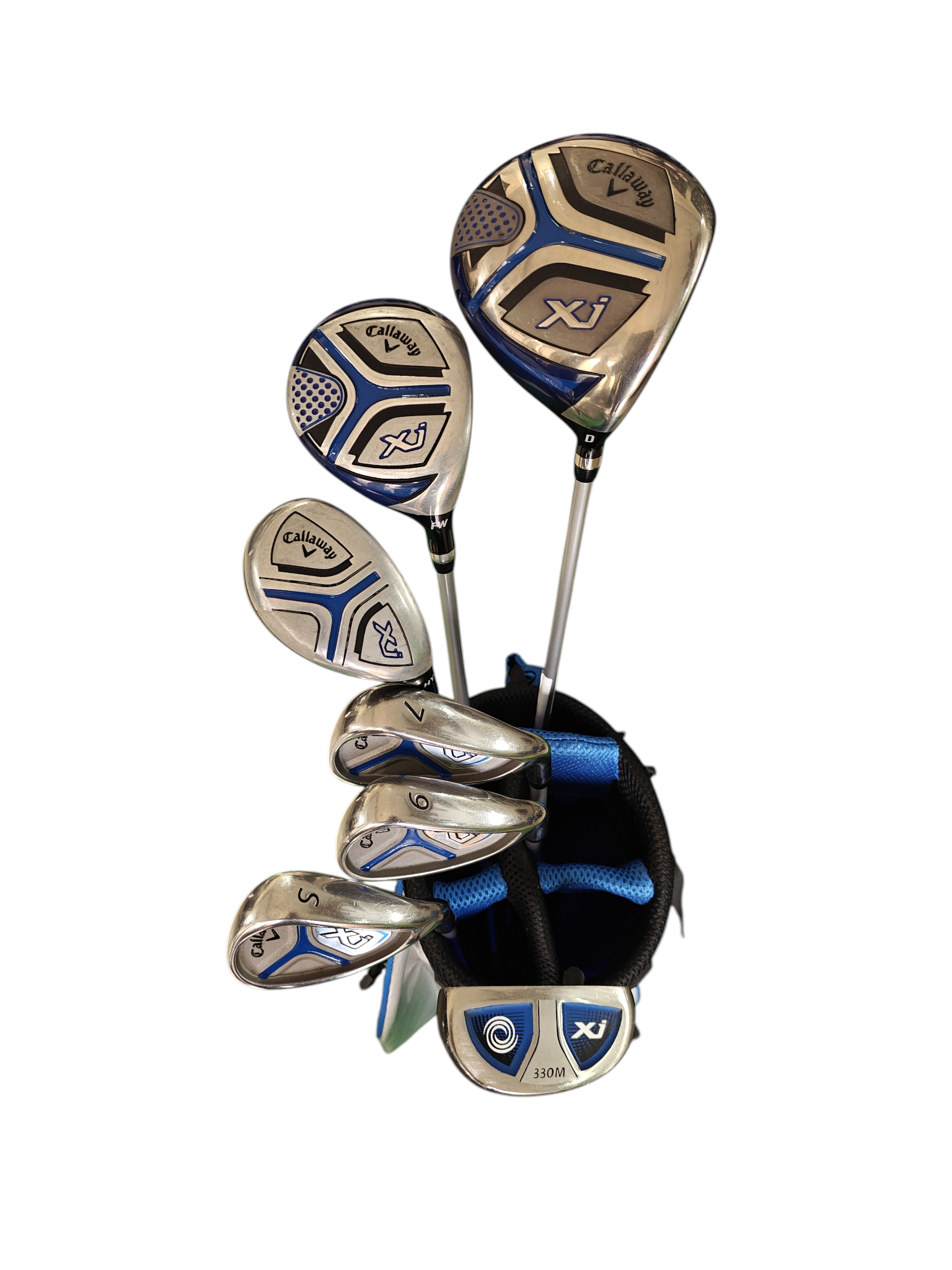 Callaway XJ Junior Golf Set - 7 Clubs + Stand Bag Size 54"-61"