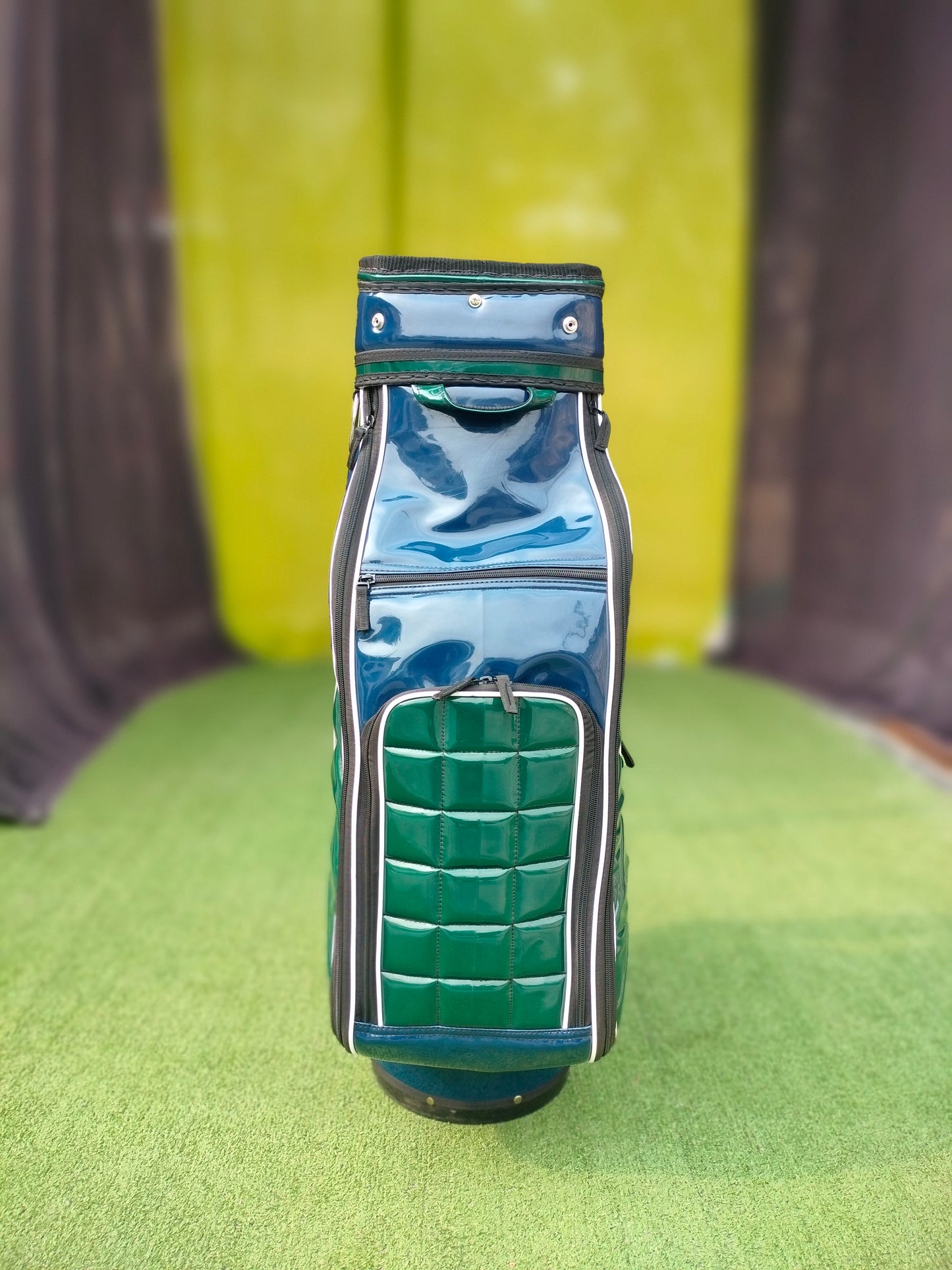 Old School Golf Bag - Green/Blue