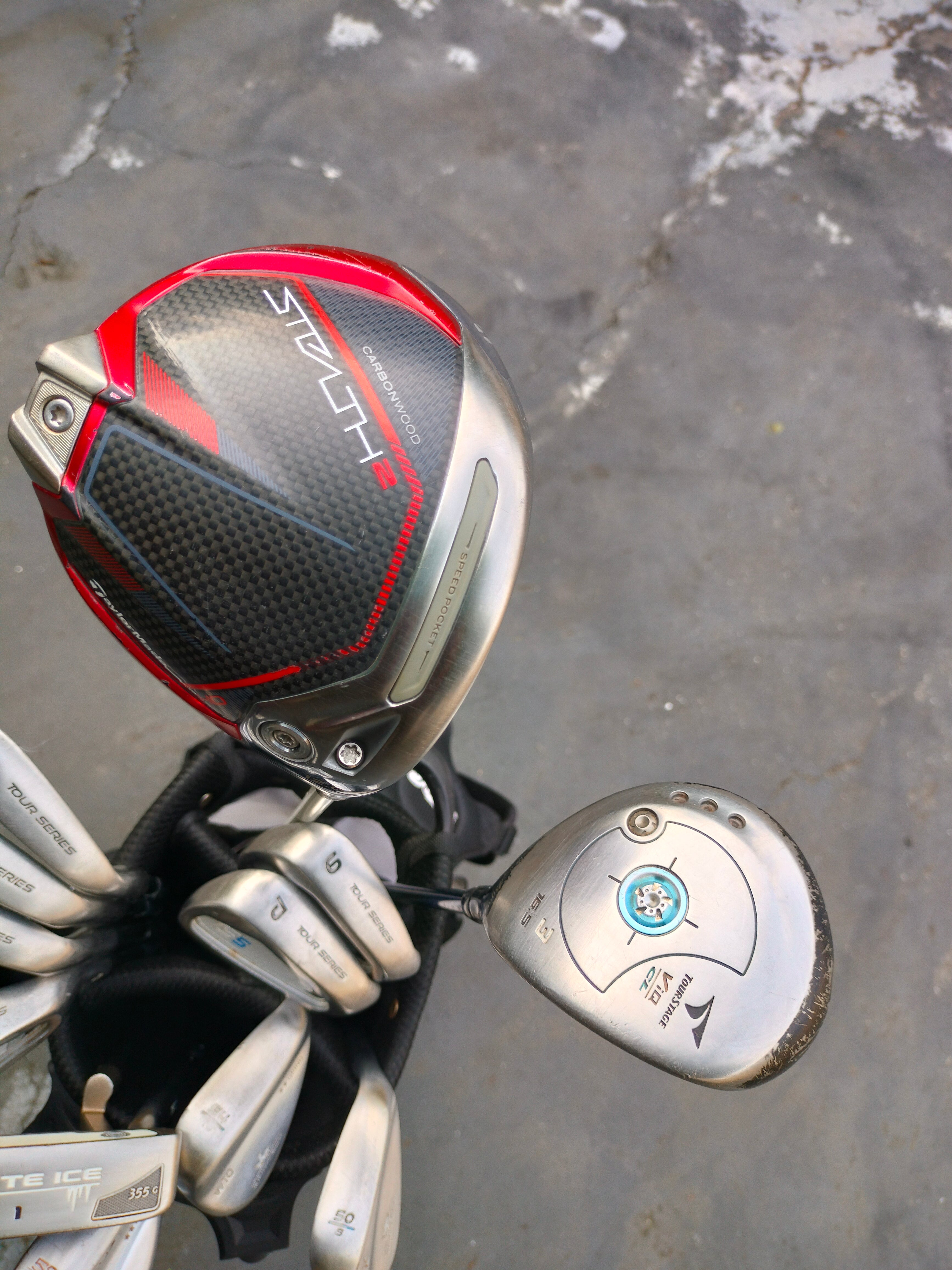 US Kids Tour Series TS5 W-10 57" - 12 Clubs Assorted Golf Set