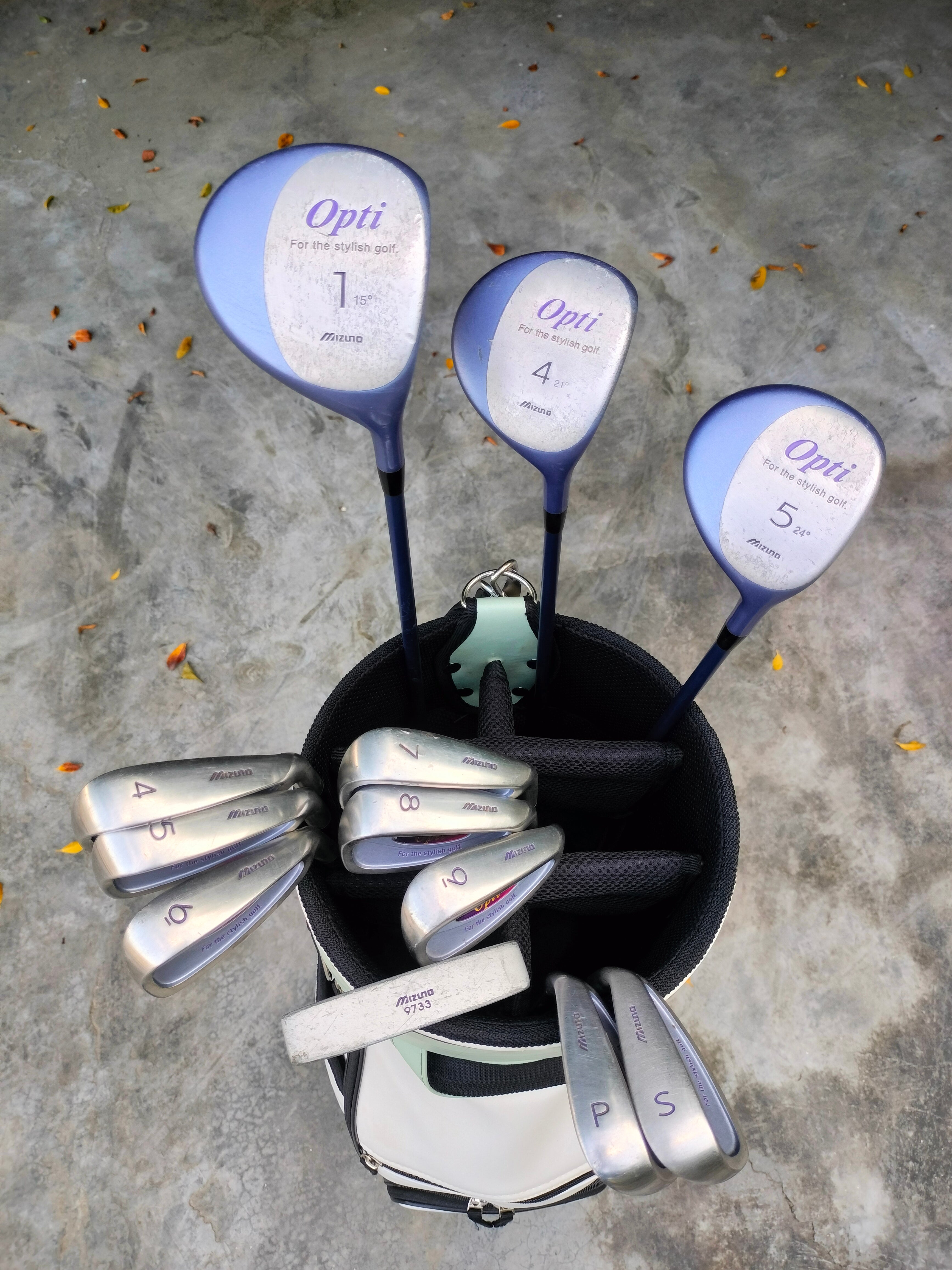 Mizuno Opti Ladies Golf Full Set - 12 Clubs + Bag