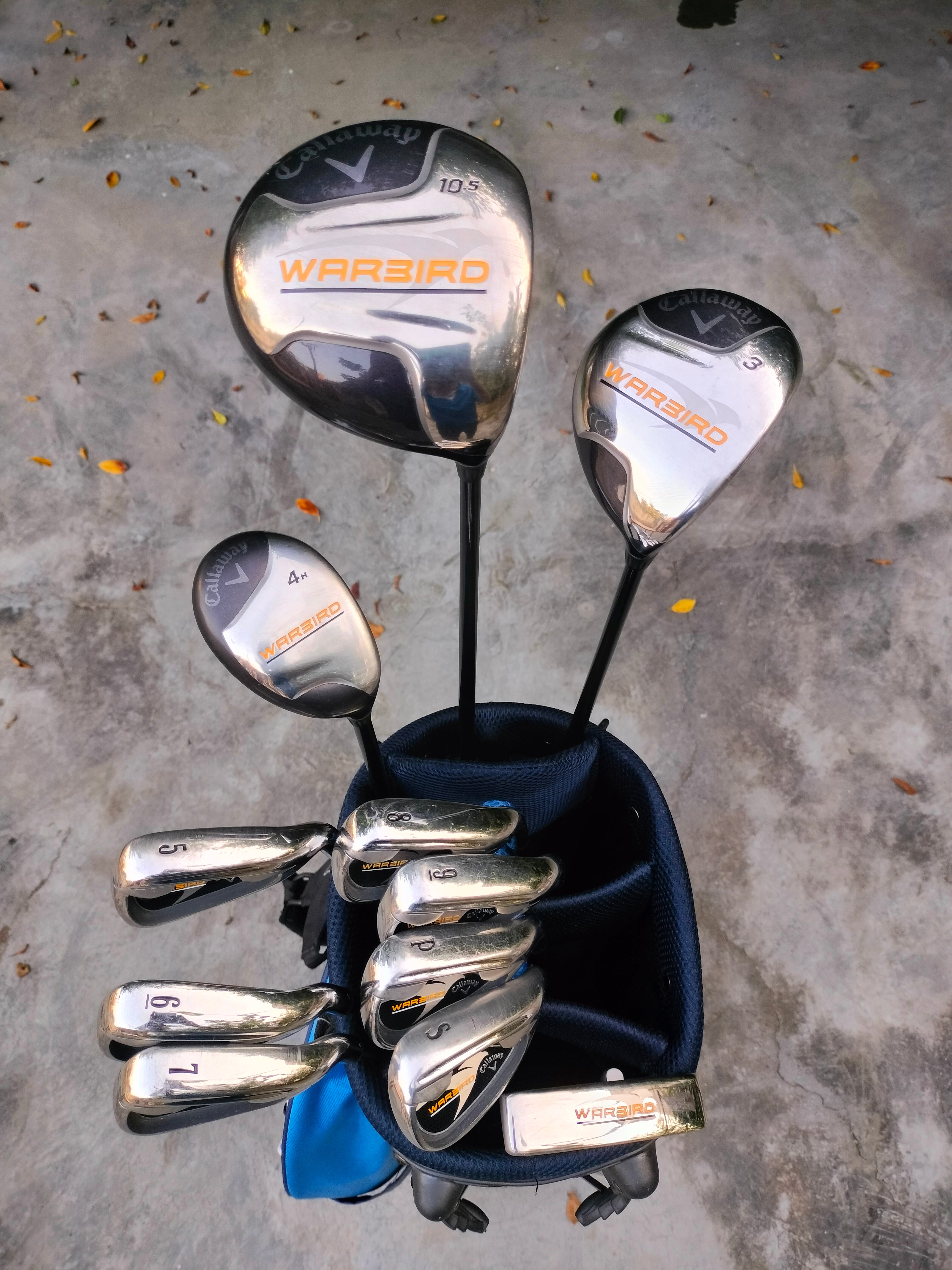 Callaway Warbird Graphite Full Golf Set - 11 Clubs + Bag