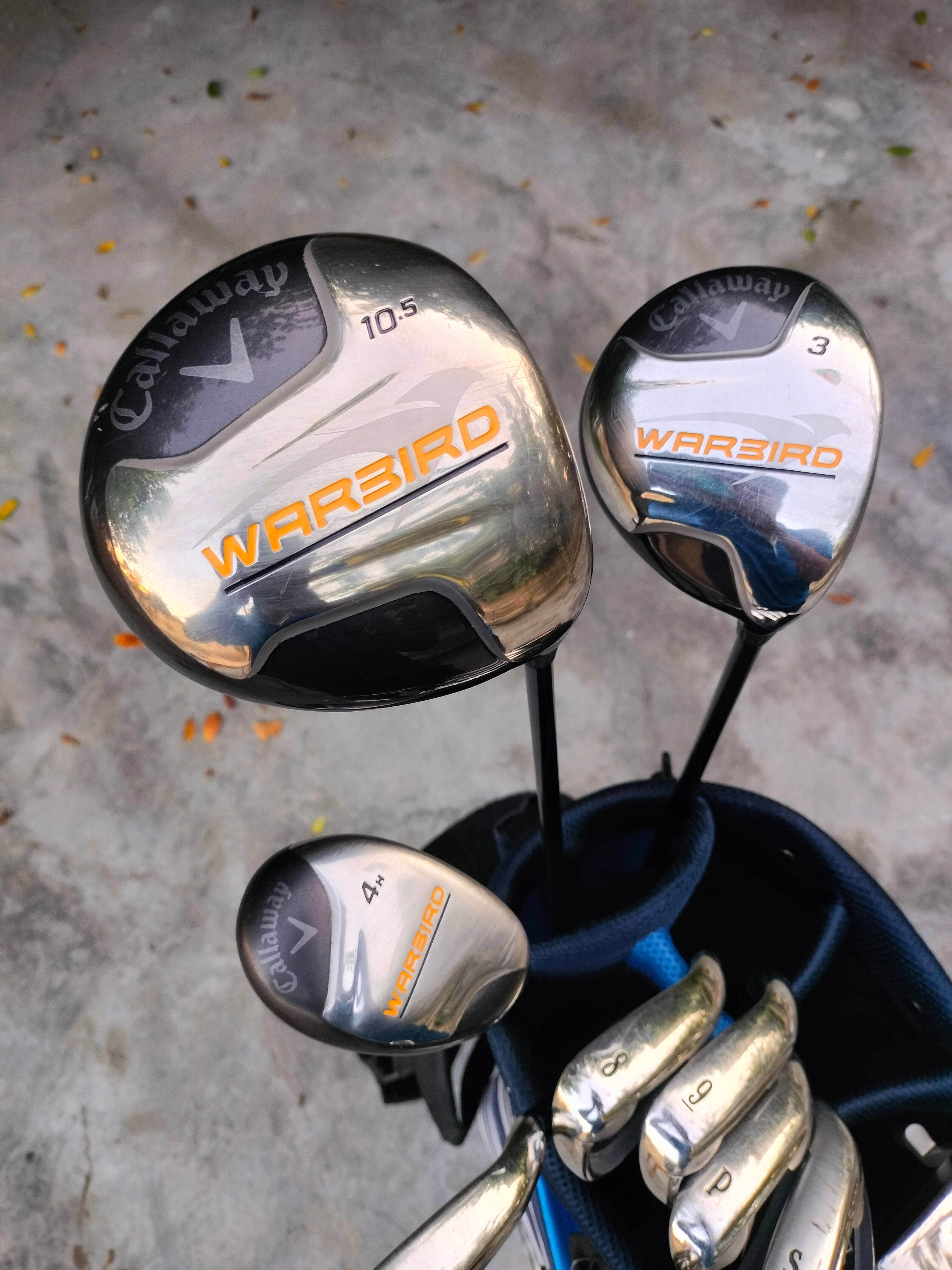 Callaway Warbird Graphite Full Golf Set - 11 Clubs + Bag