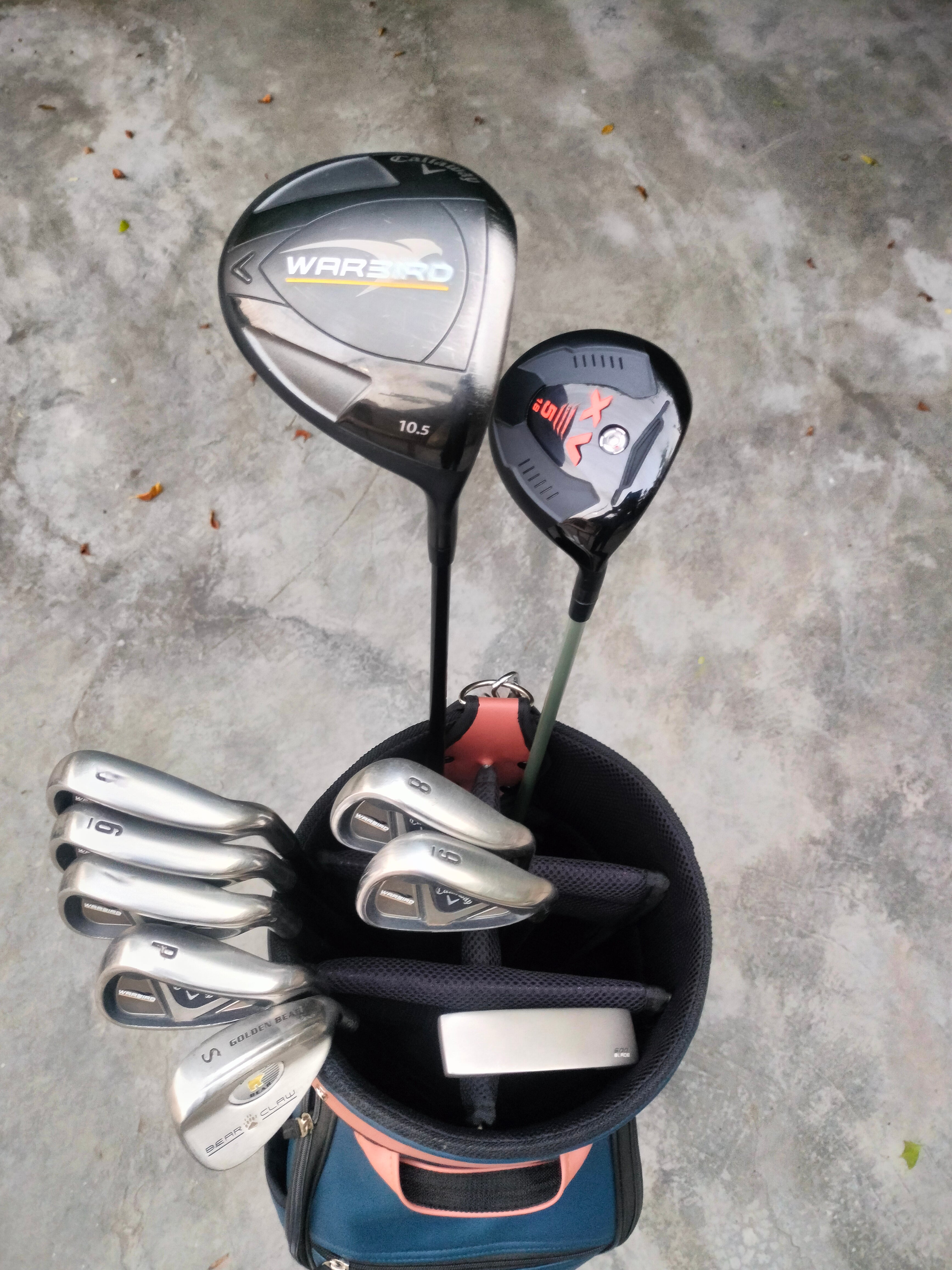 Callaway Warbird Assorted Full Set - 10 clubs + Bag