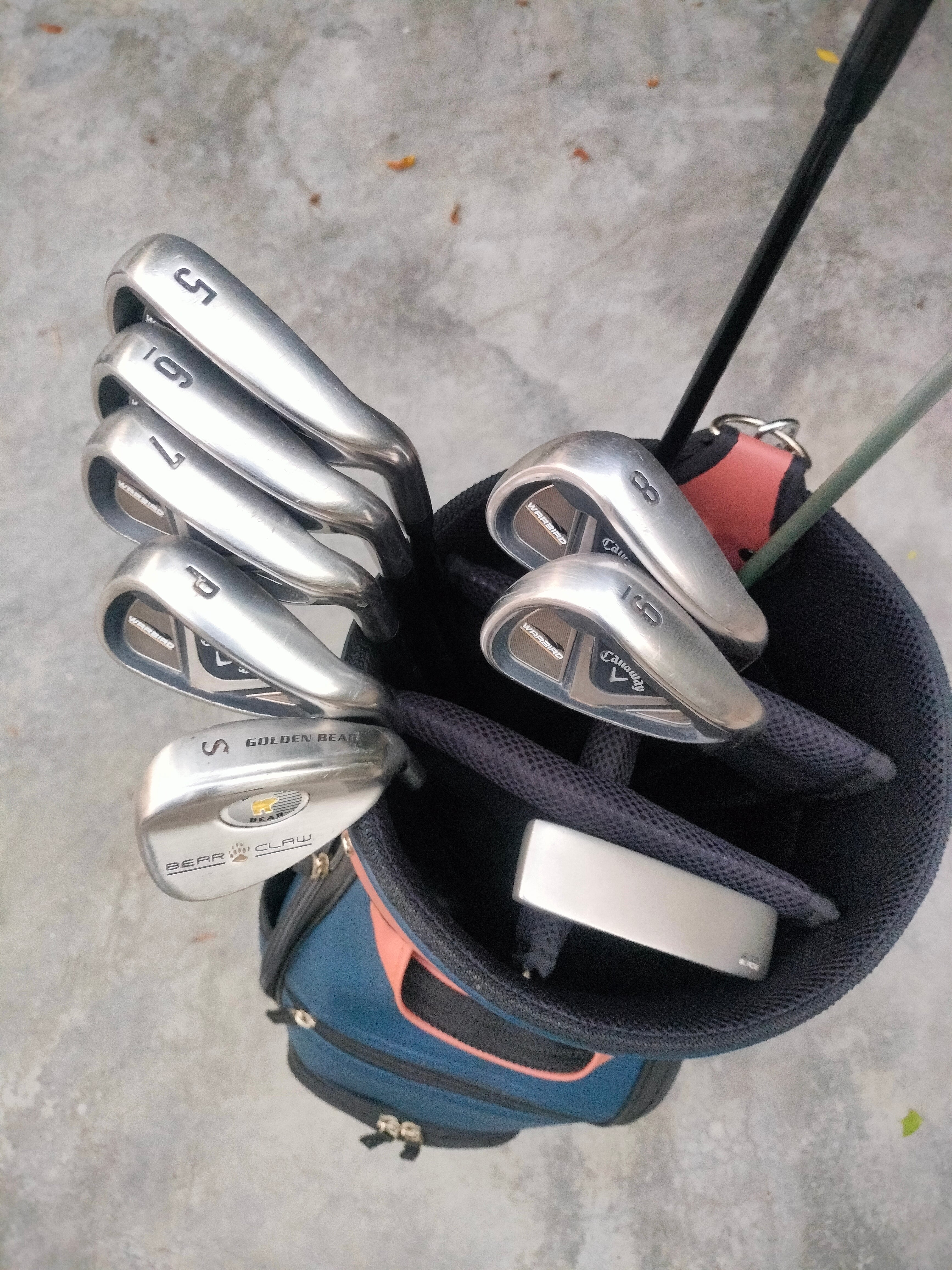 Callaway Warbird Assorted Full Set - 10 clubs + Bag