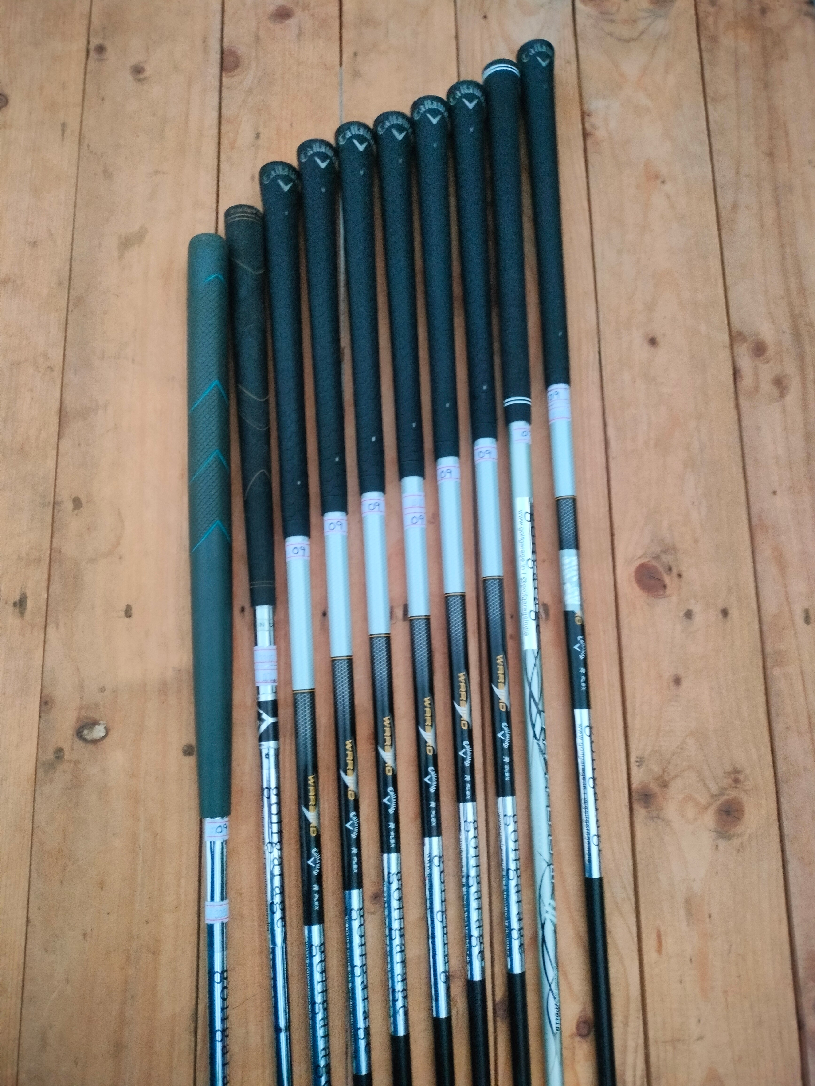 Callaway Warbird Assorted Full Set - 10 clubs + Bag