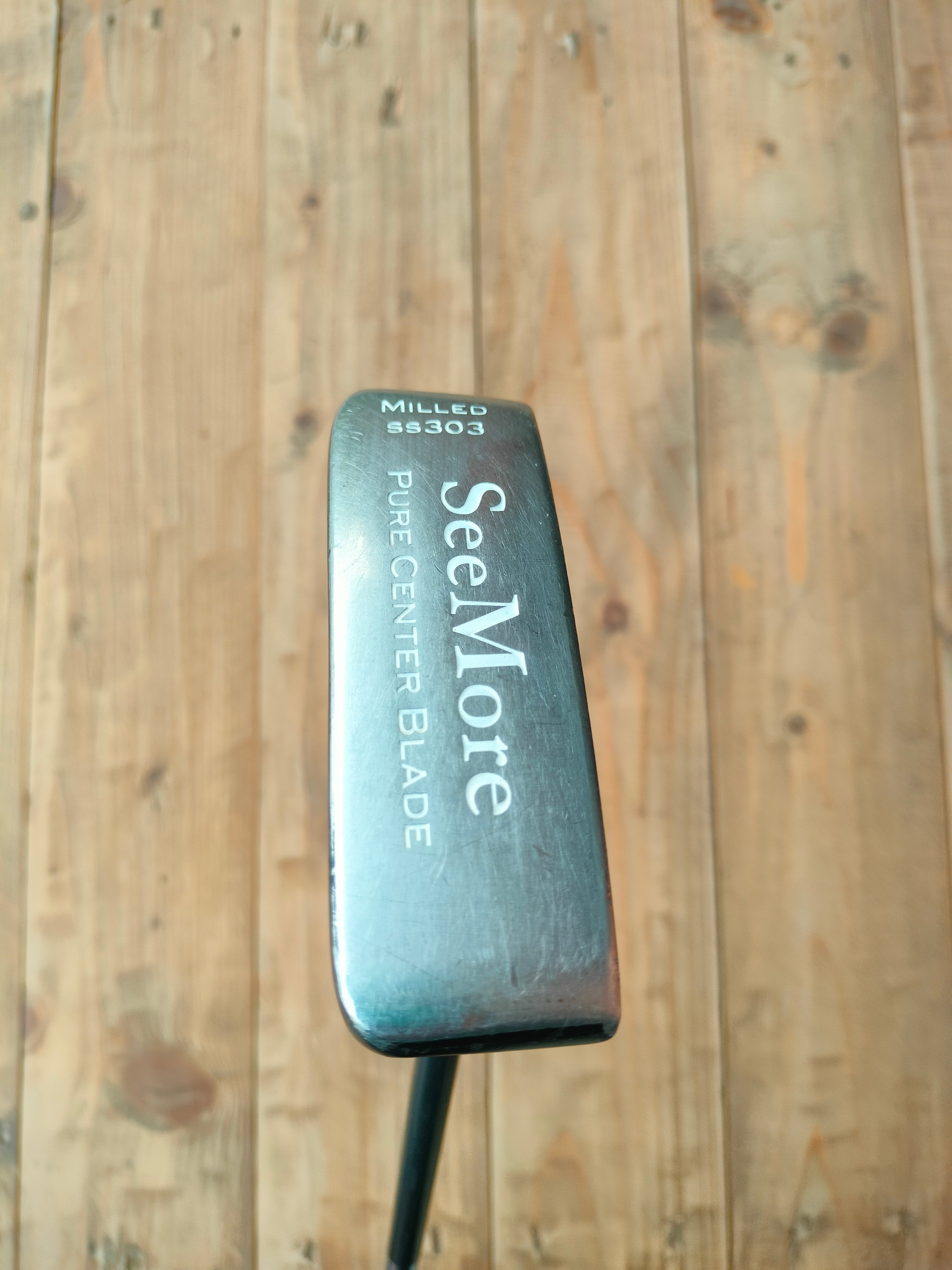 SeeMore Milled SS303 Pure Center Blade Putter