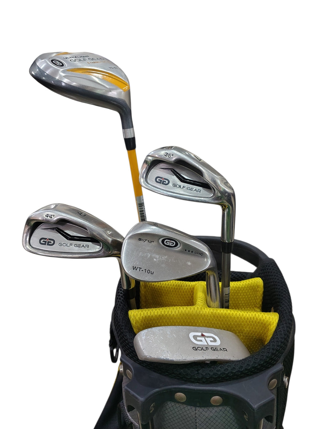 Pre Loved Golf Gear Ultralight Junior Golf Set - 5 Clubs + Bag (Height 64"- 66")