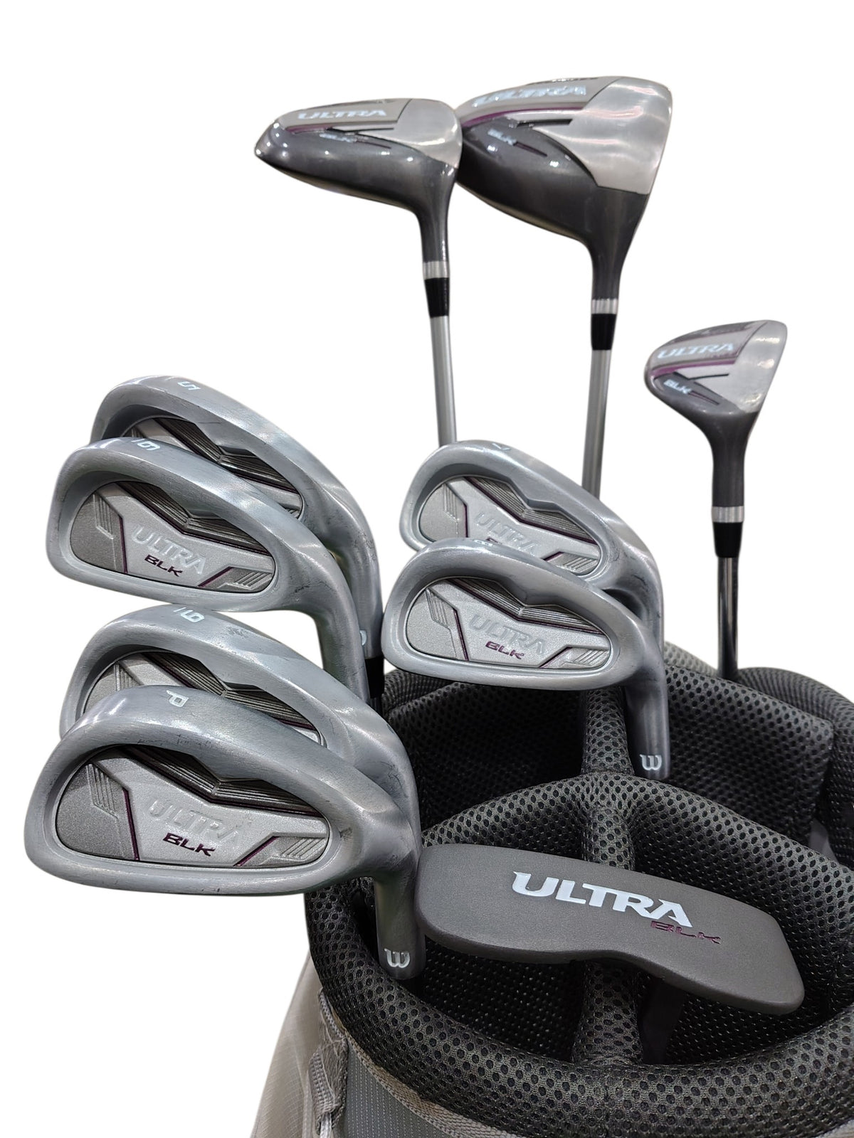Pre Loved Wilson Women's Ultra BLK Full Set - 10 Clubs + Bag