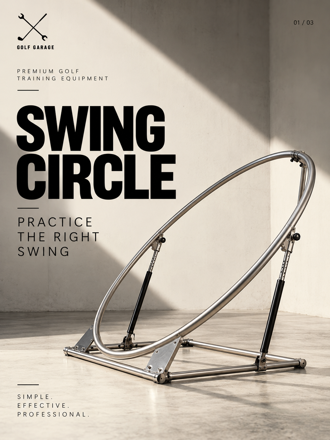 Golf Garage Swing Circle – Golf Swing Training Aid