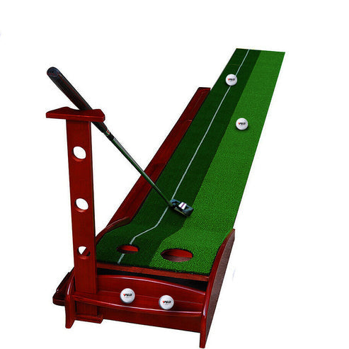 PGM-PRO GOLF MASTER Wooden Golf Indoor Putting Mat (PGM G300 Putter Complementary)