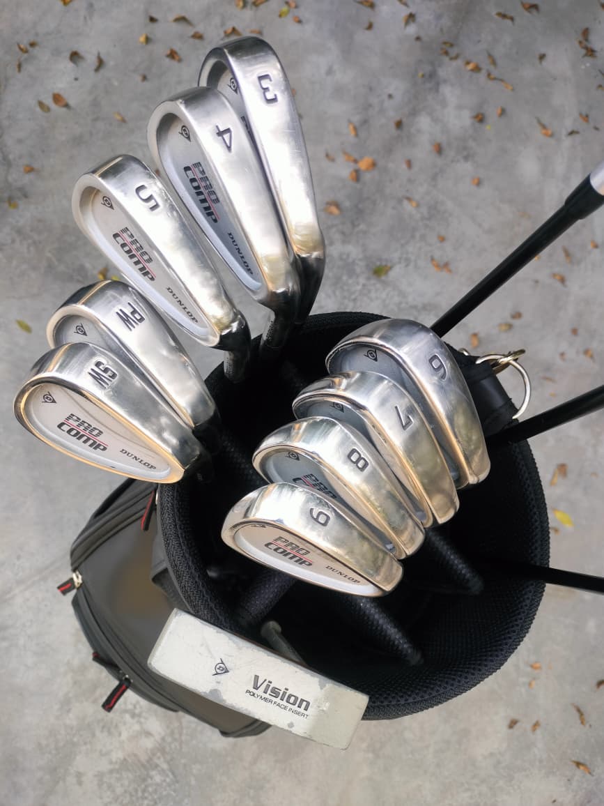 Dunlop Golf Pro Comp Graphite Full Set - 13 clubs + Bag