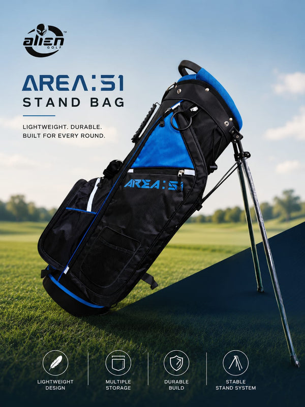 Area : 51 Lite Stand Bag - Blue/Black