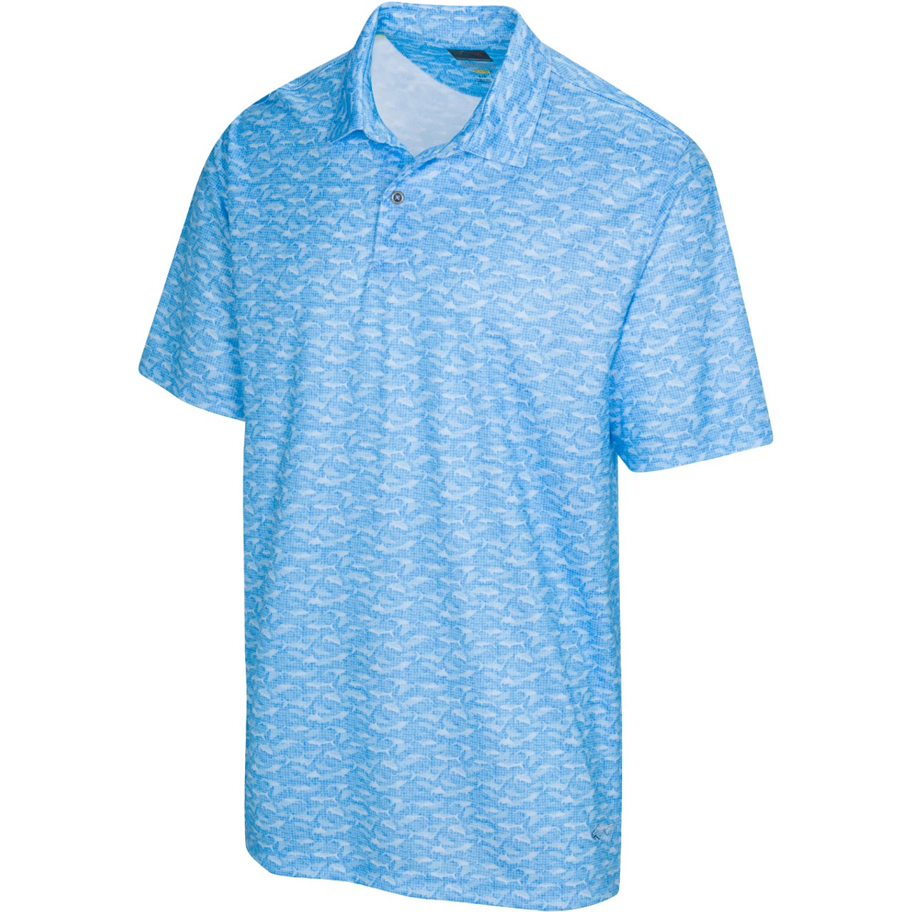 GREG NORMAN Lab Shark Shadow ML75 Polo - Wave Pool