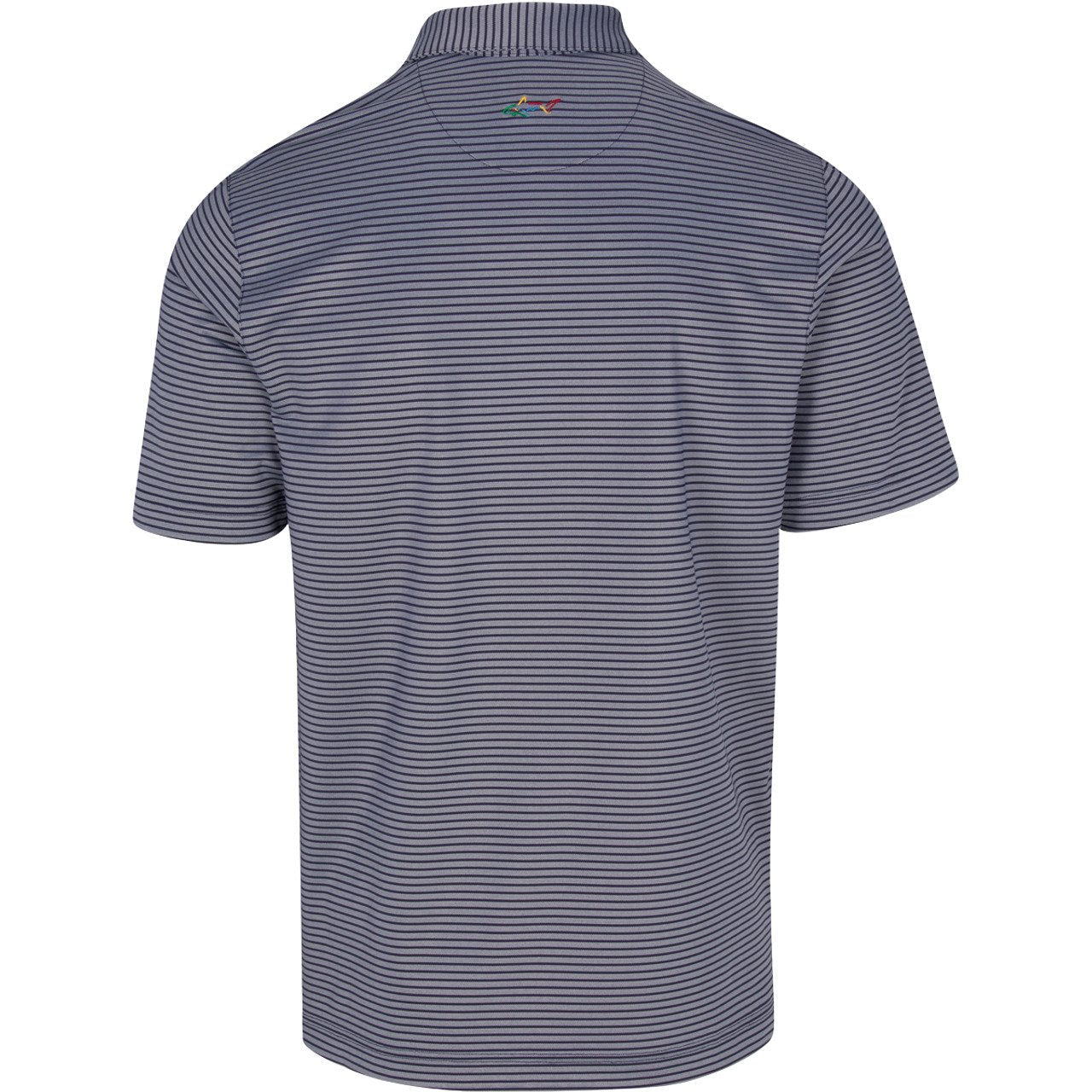 GREG NORMAN Freedom Micro Pique Classic Stripe Polo - Navy